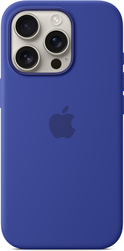 Apple iPhone 16 Pro silikonikuori MagSafella, ultra­mariini