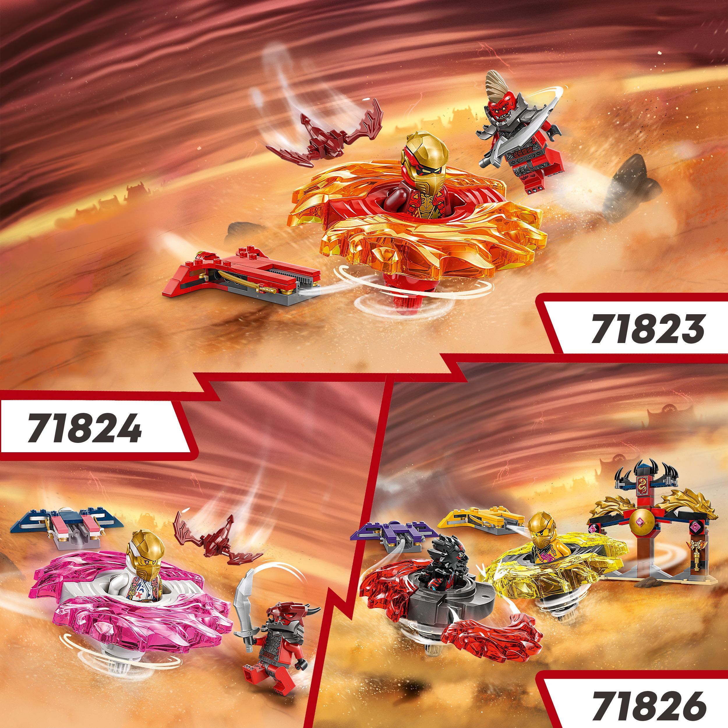 LEGO Ninjago 71823 – Kain Spinjitzu-lohikäärmespinneri