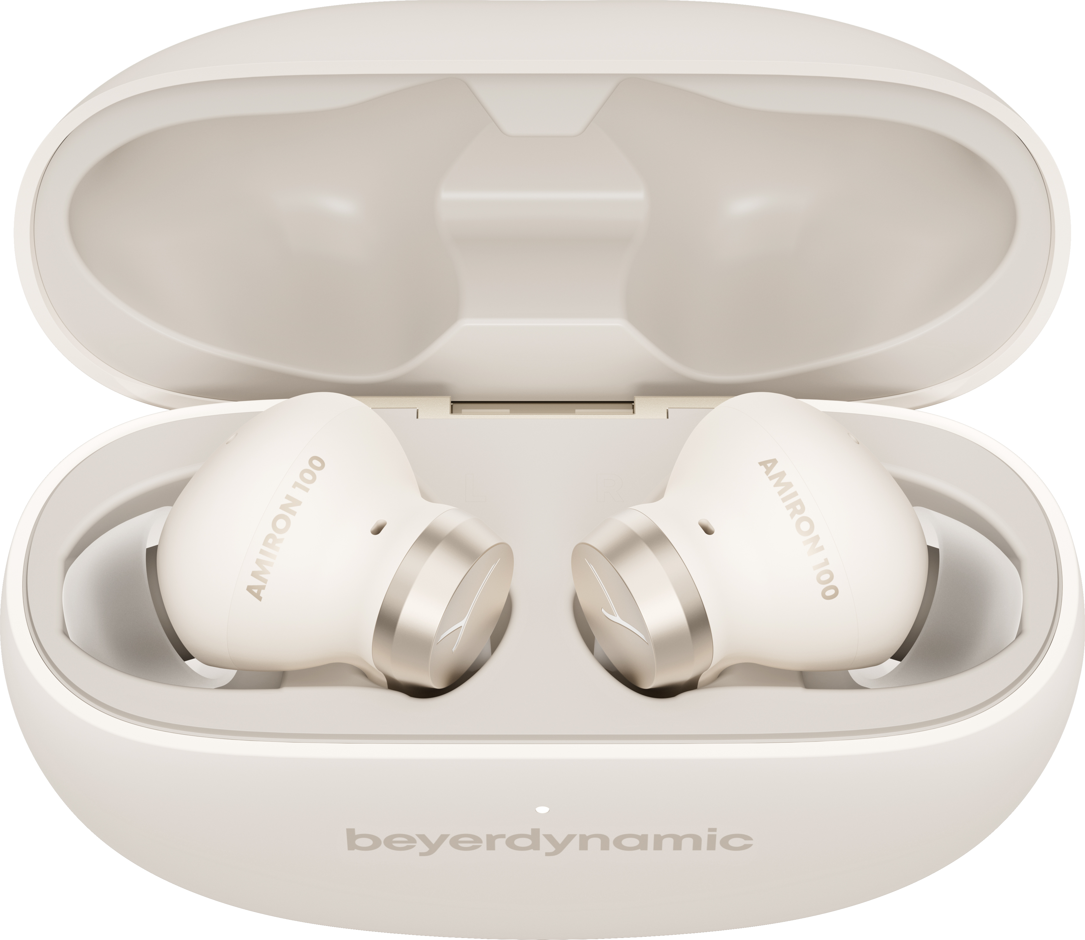 Beyerdynamic Amiron 100 nappikuulokkeet aktiivisella melunvaimennuksella, kermanvalkea