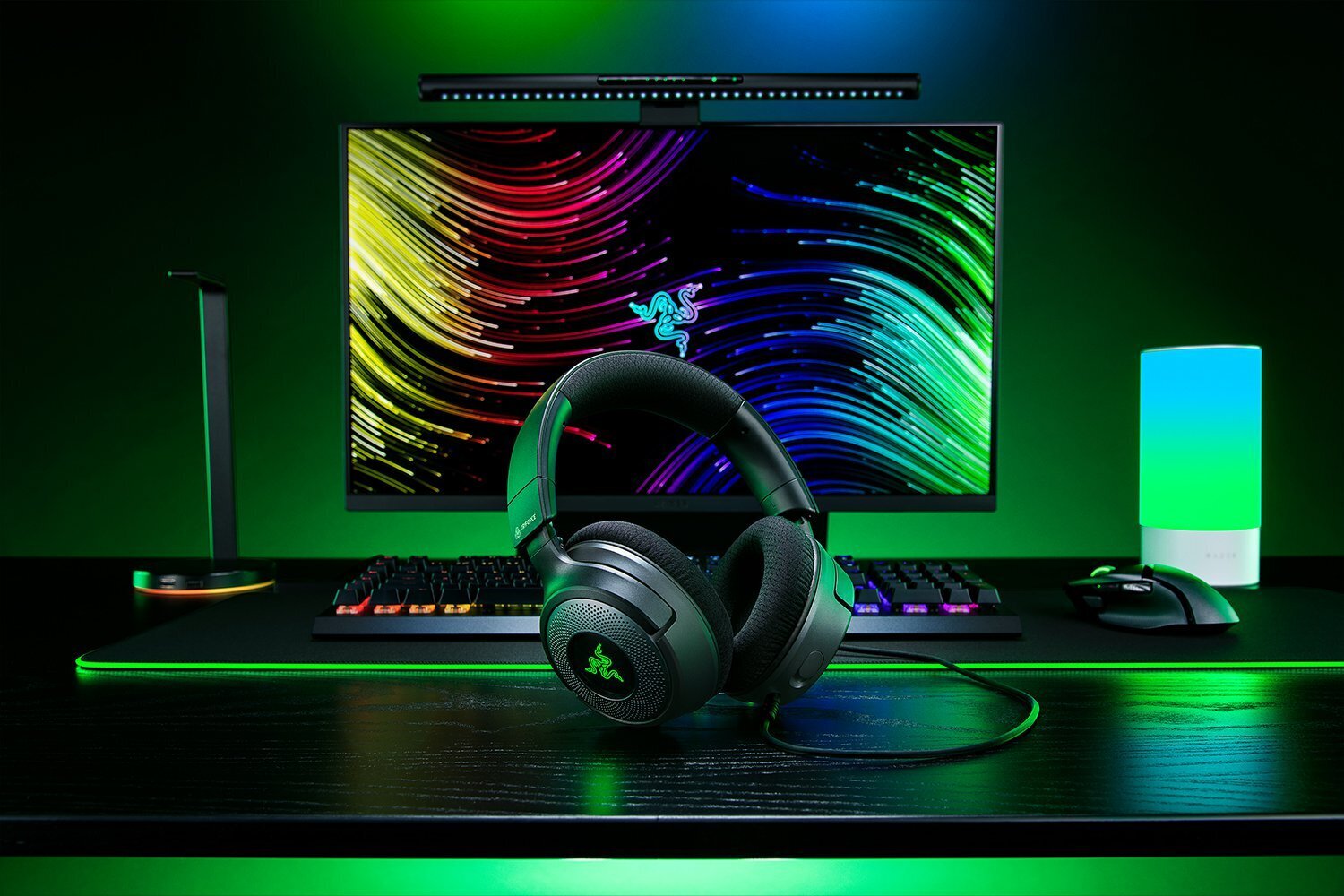 Razer Kraken V4 X pelikuulokkeet, musta
