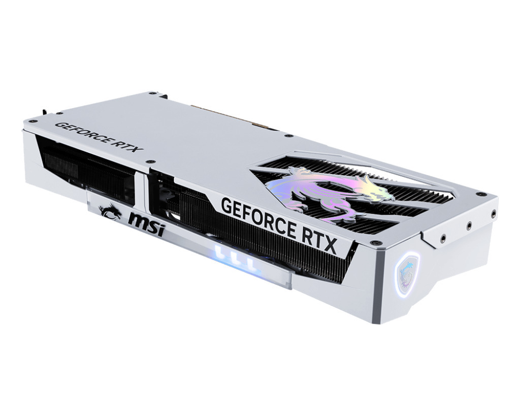 MSI GeForce RTX 5070 12G GAMING TRIO OC WHITE näytönohjain, valkoinen