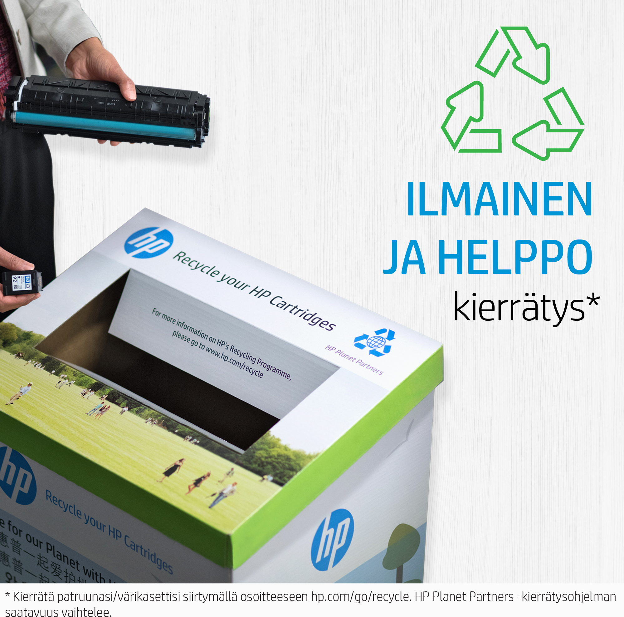HP 128A Tri-Pack -laservärikasettipakkaus, 3 väriä