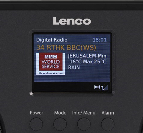 Lenco PIR-645 -kannettava SMART-radio, musta