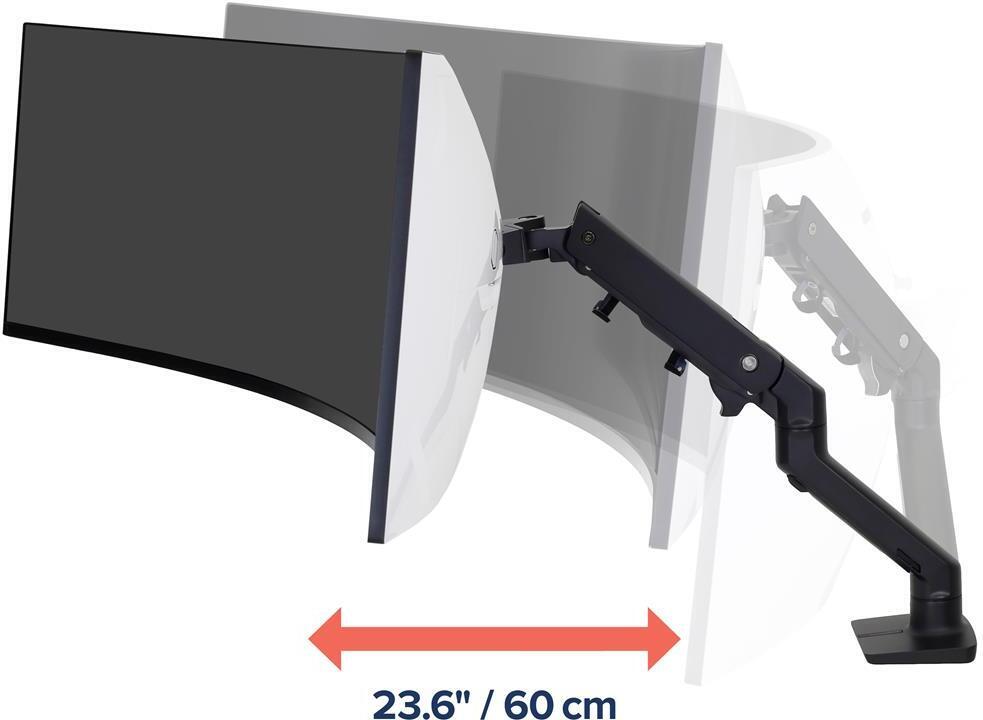 Ergotron HX Monitor Arm G9 monitorivarsi, musta