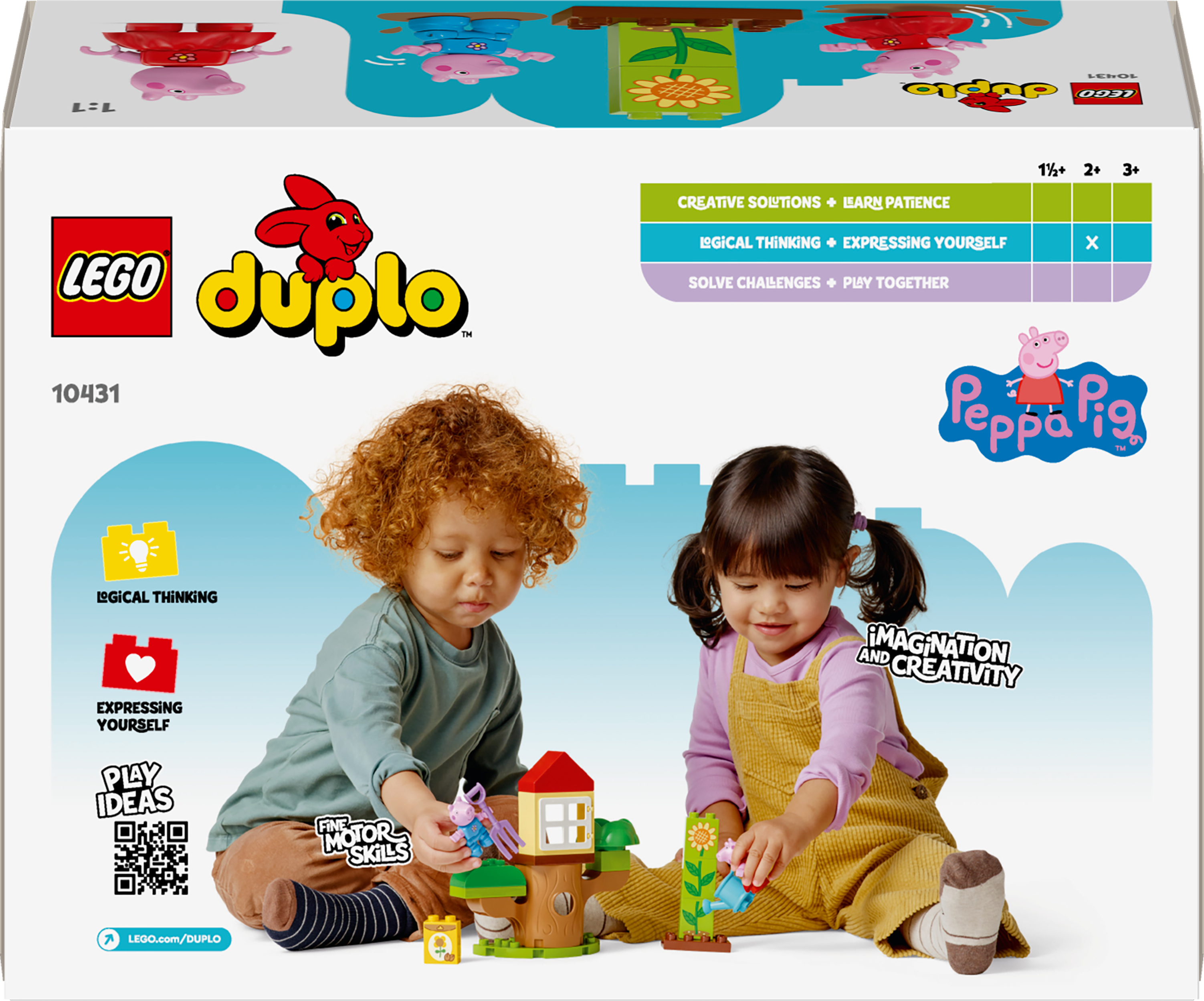 LEGO DUPLO Peppa Pig 10431 - Pipsa Possun piha ja puumaja