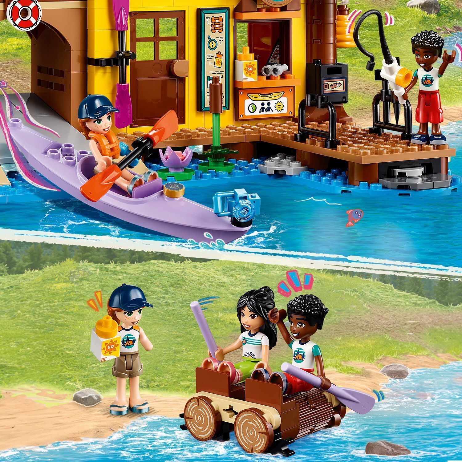 LEGO Friends 42626  - Vesiurheilua seikkailuleirillä
