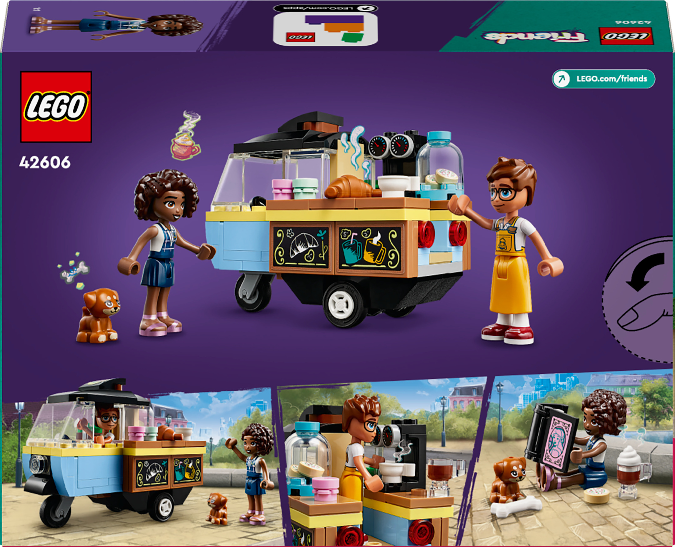 LEGO Friends 42606  - Kolmipyöräinen leipomokärry