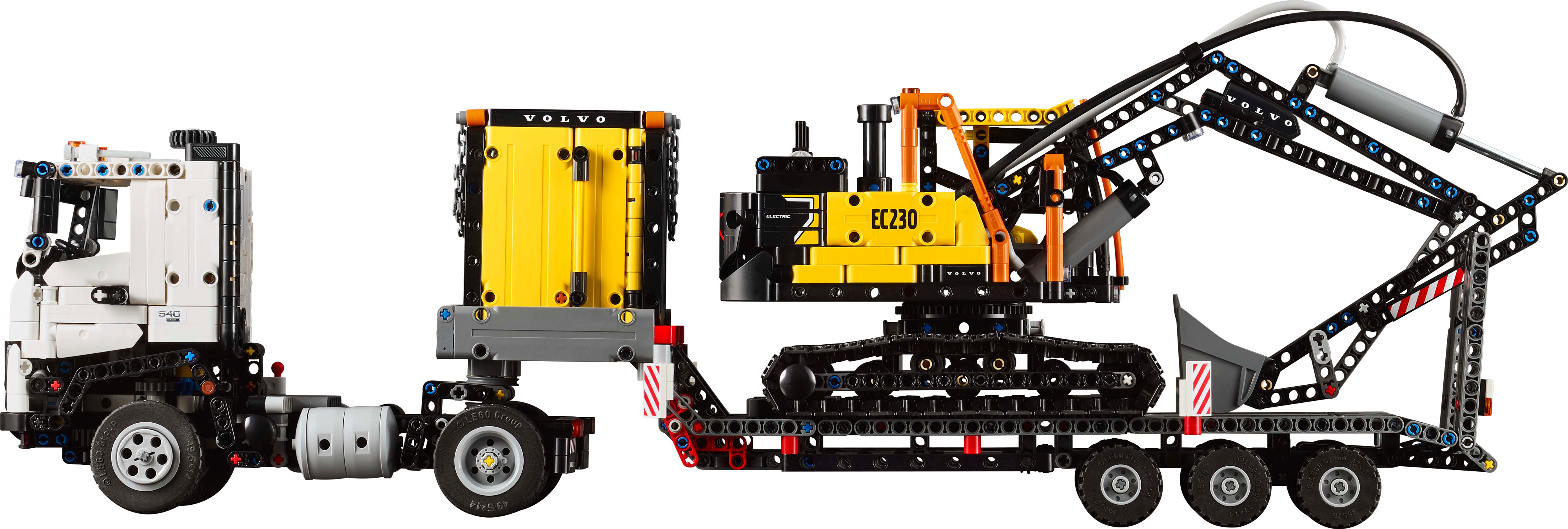 LEGO Technic 42175 - Volvo FMX ‑kuorma-auto ja EC230 Electric ‑kaivukone