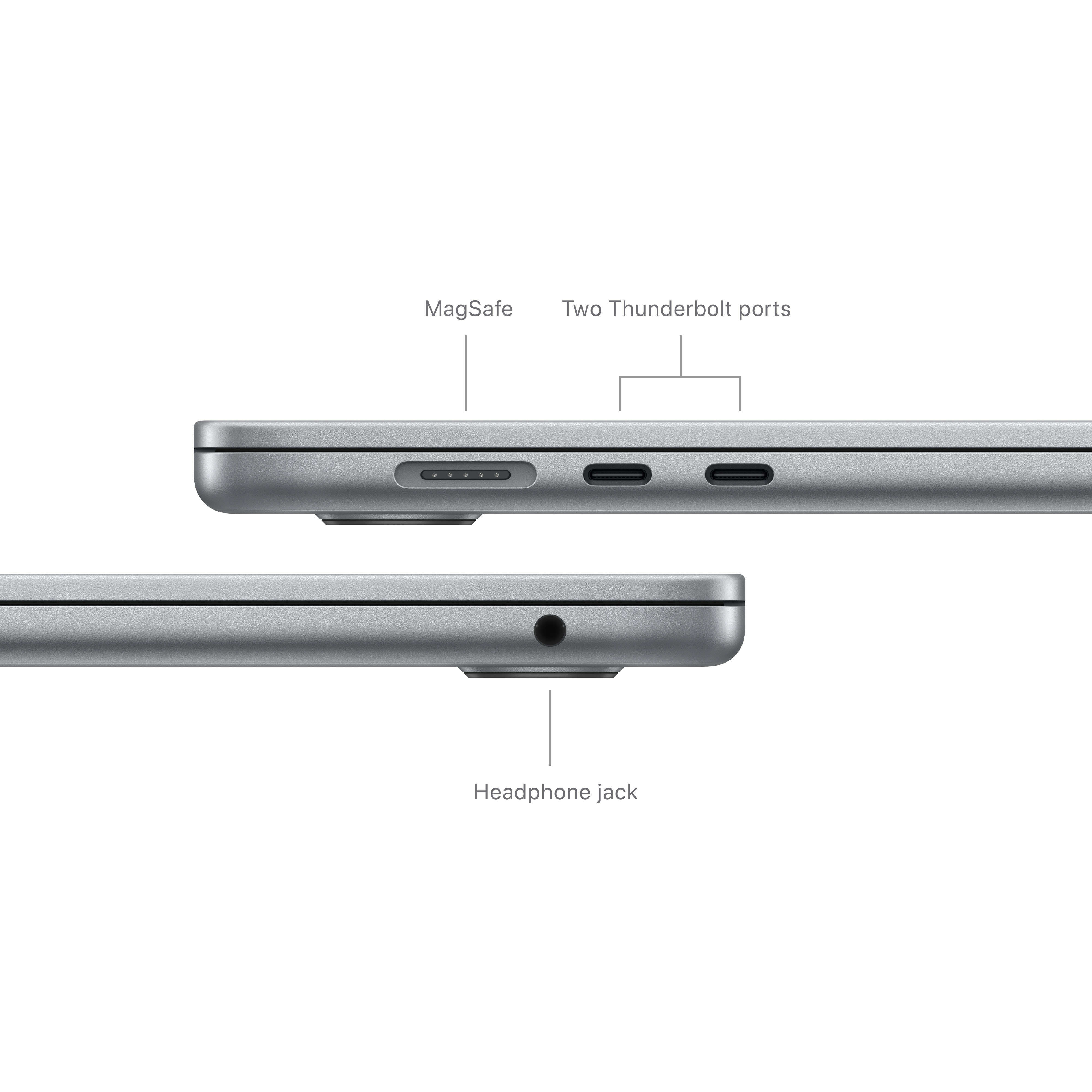 Apple MacBook Air 15" M3 16 Gt, 512 Gt 2024 -kannettava, tähtiharmaa (MXD13)