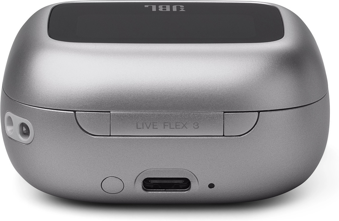 JBL Live Flex 3 vastamelunappikuulokkeet, hopea