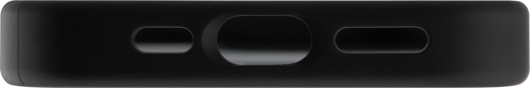 FoneKit MagSafe-yhteensopiva Soft Touch -suojakuori, iPhone 15 Pro, musta/harmaa