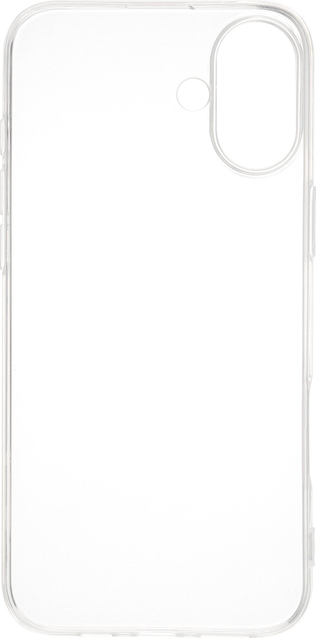 Fonekit silikonisuoja, iPhone 16 Plus, läpinäkyvä
