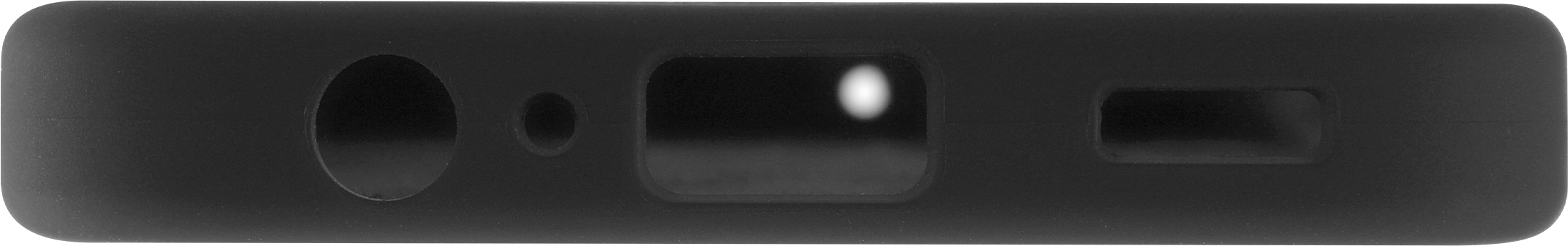 FoneKit Liquid Silicone -suojakuori, Samsung Galaxy A15, musta