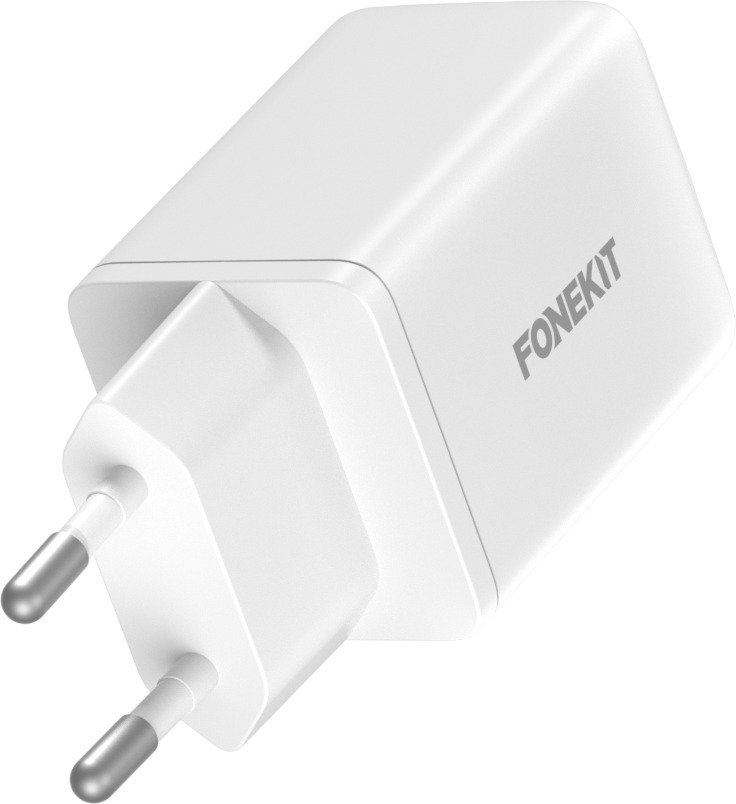 FoneKit GaN PD 45W -verkkovirtalaturi, USB-C, musta