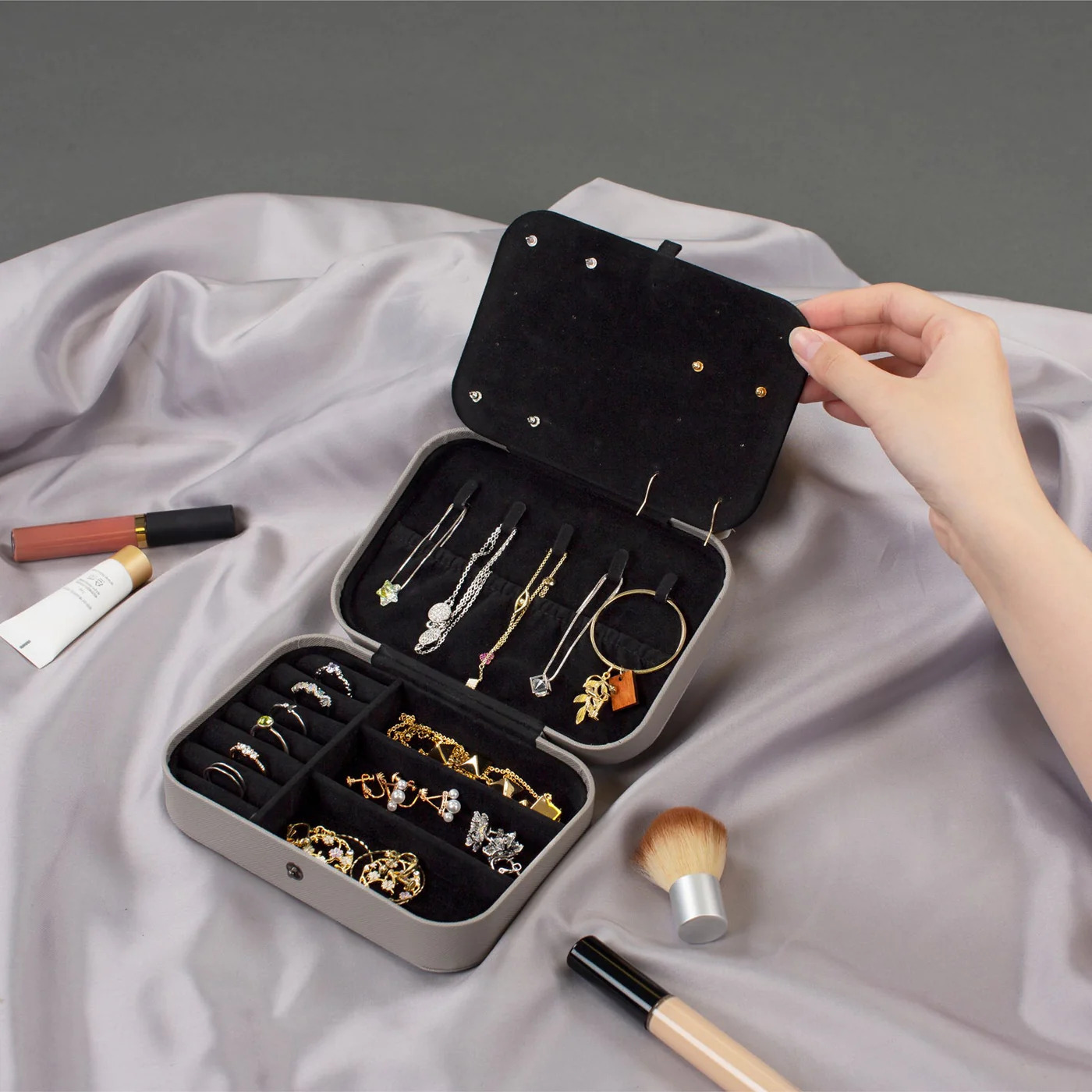 Heys Beauty Mini Jewelry Case -korurasia, beige