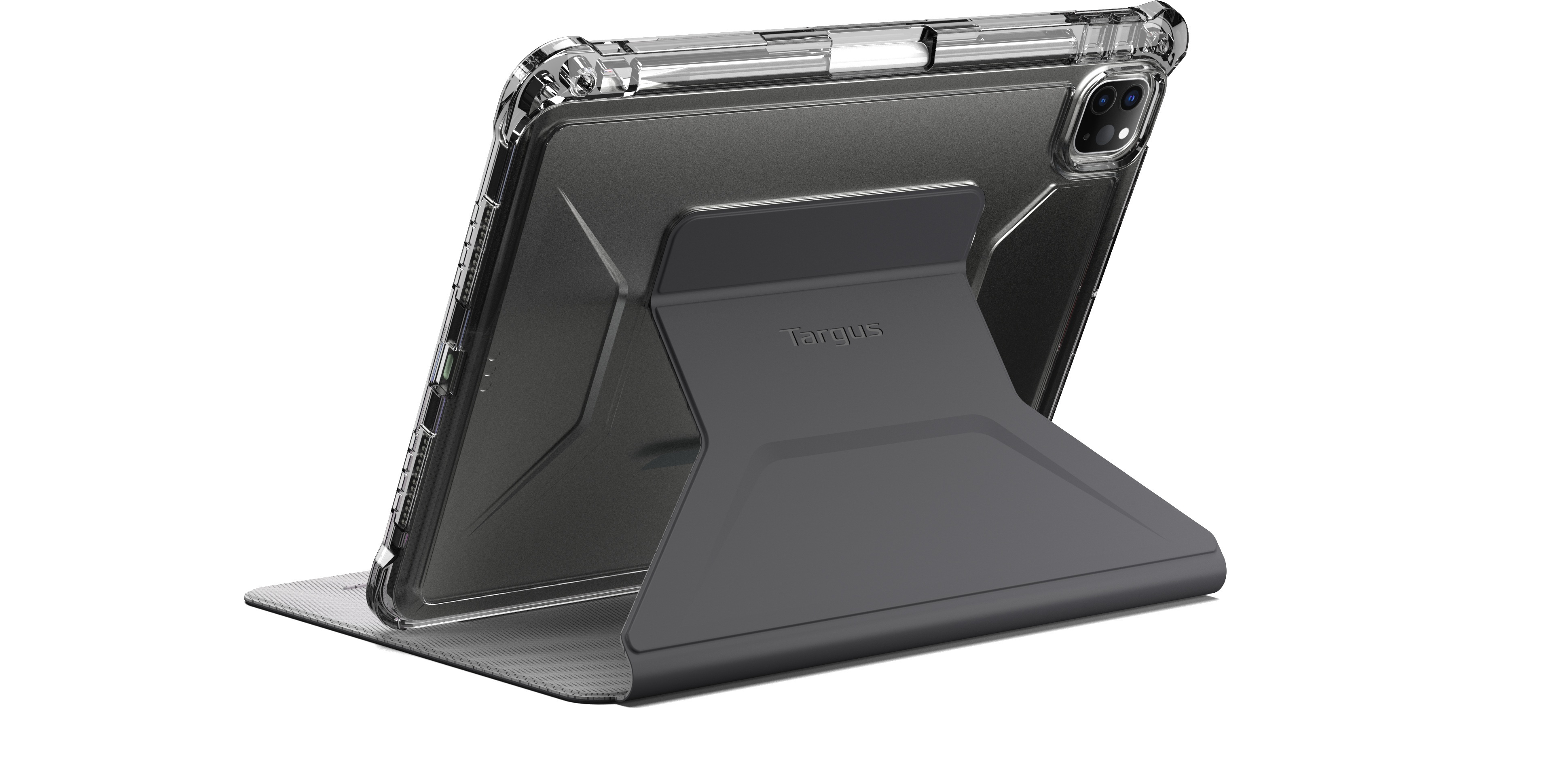 Targus Pro-Tek Clear -suojakotelo, Apple iPad Pro 11" (M4), läpinäkyvä/musta