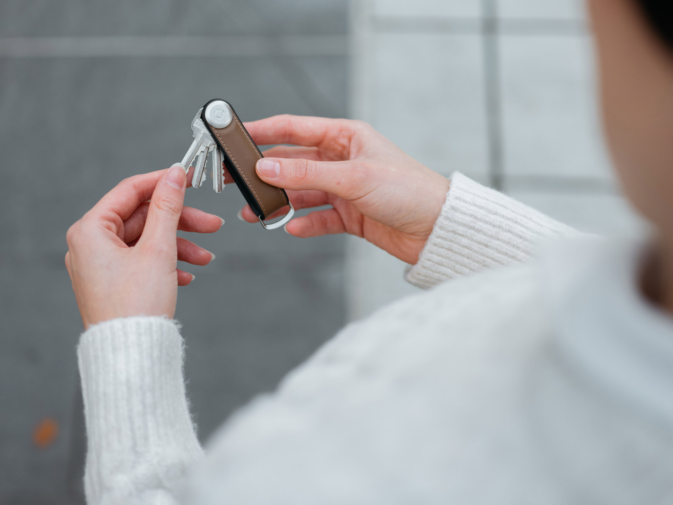 Orbitkey Hybrid Leather Key Organiser -avainlenkki, tammi 9 Orbitkey Hybrid Leather Key Organiser -avainlenkki, tammi - Image 9