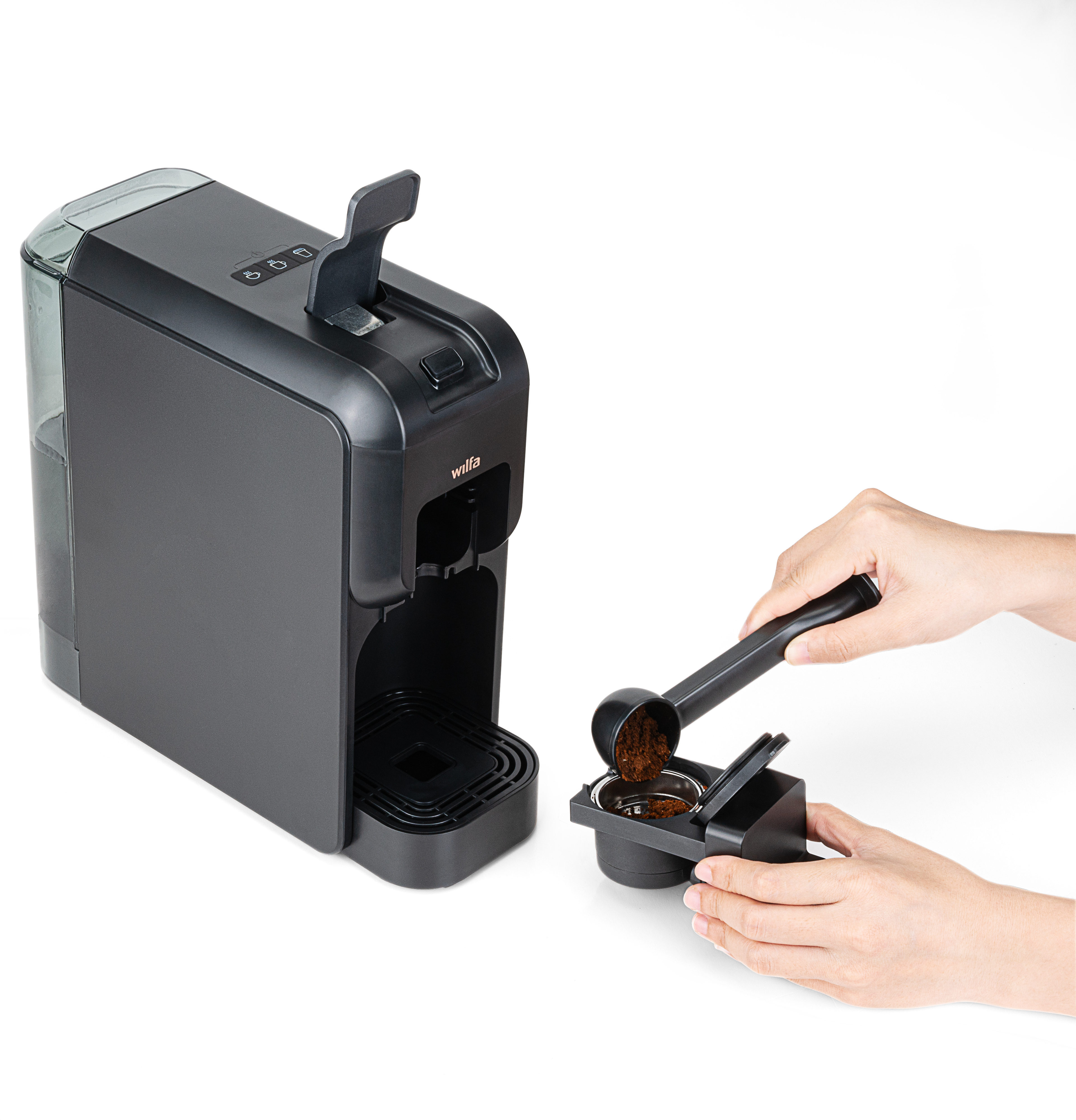 Wilfa Volo Capsule Mini MMA1T-TC15 espressokone ja kapselikeitin