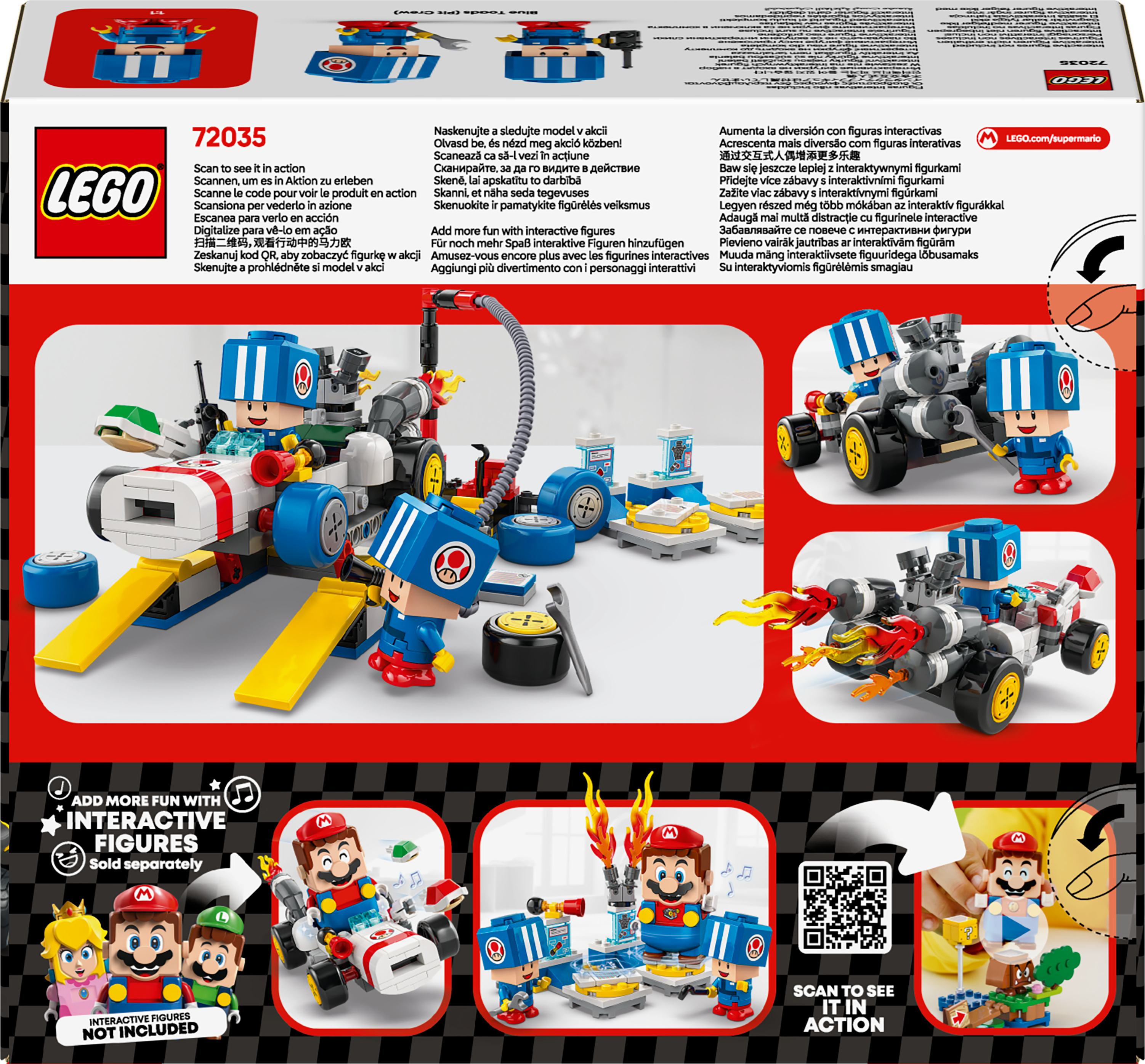 LEGO Super Mario 72035 – Mario Kart Toadin talli