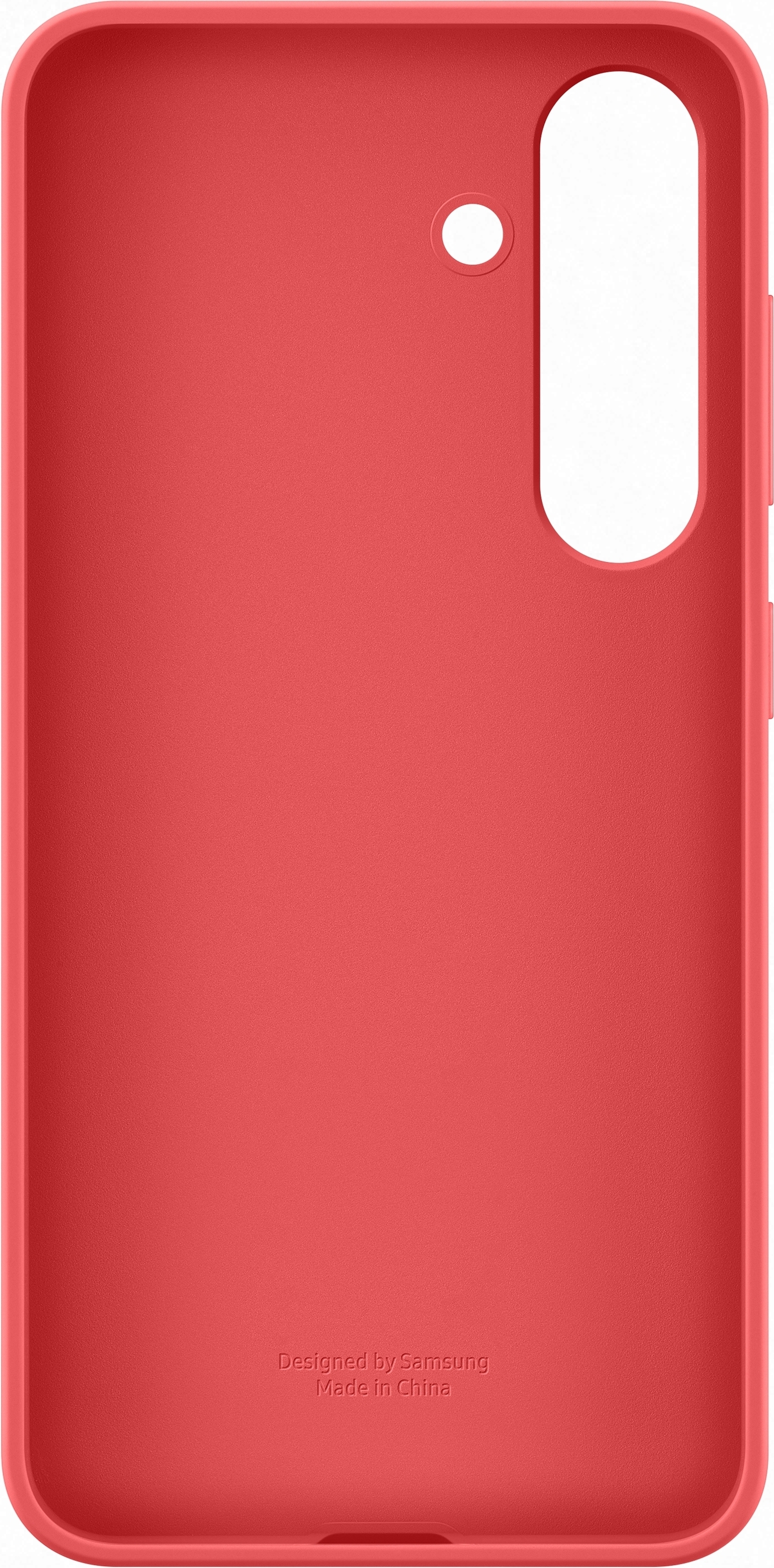 Samsung Galaxy S25 Silicone suojakuori, punainen