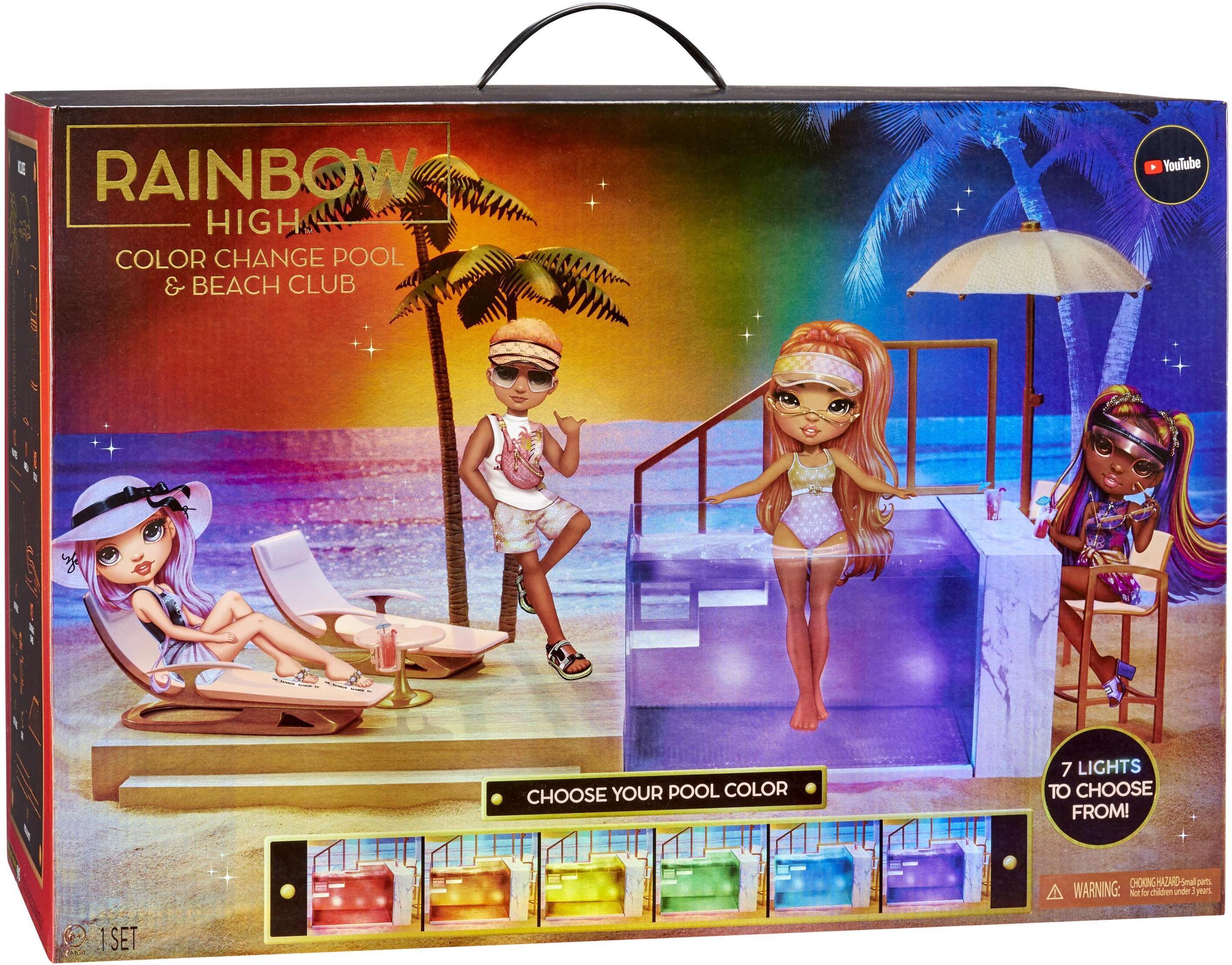 Rainbow High Color Change Rantaklubi -leikkisetti