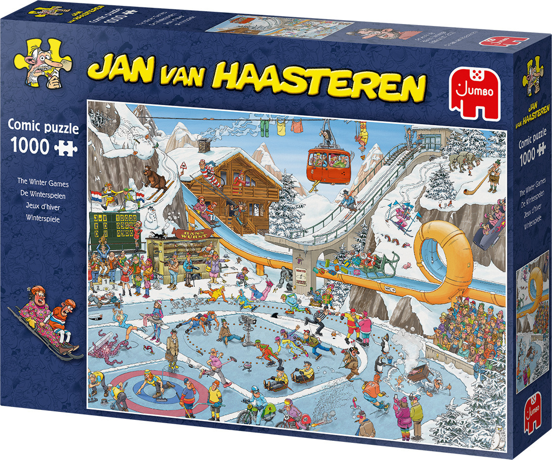 Jan van Haasteren Talviurheilua -palapeli, 1000 palaa