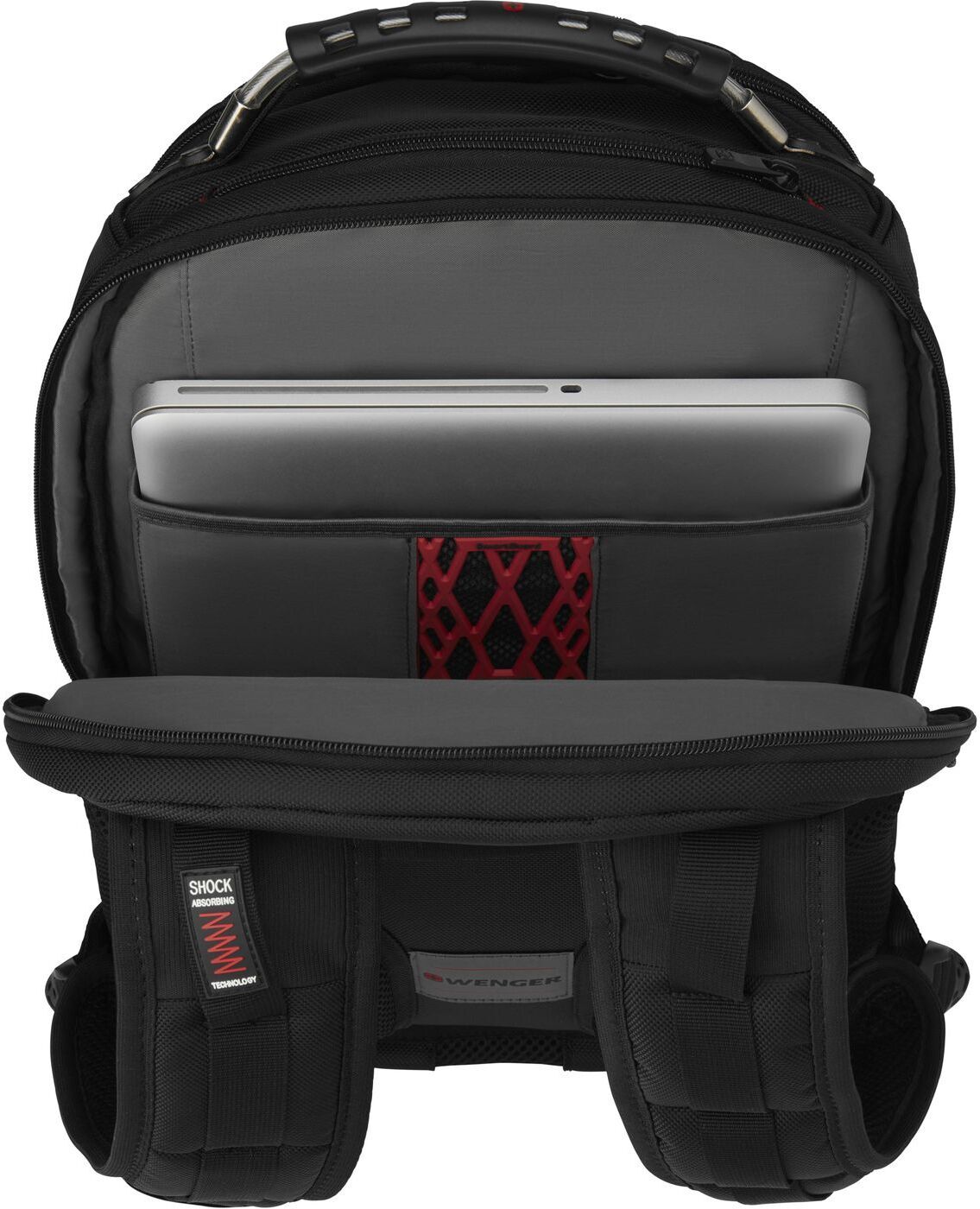 Wenger Ibex Deluxe -reppu, 16" kannettavalle tietokoneelle, musta