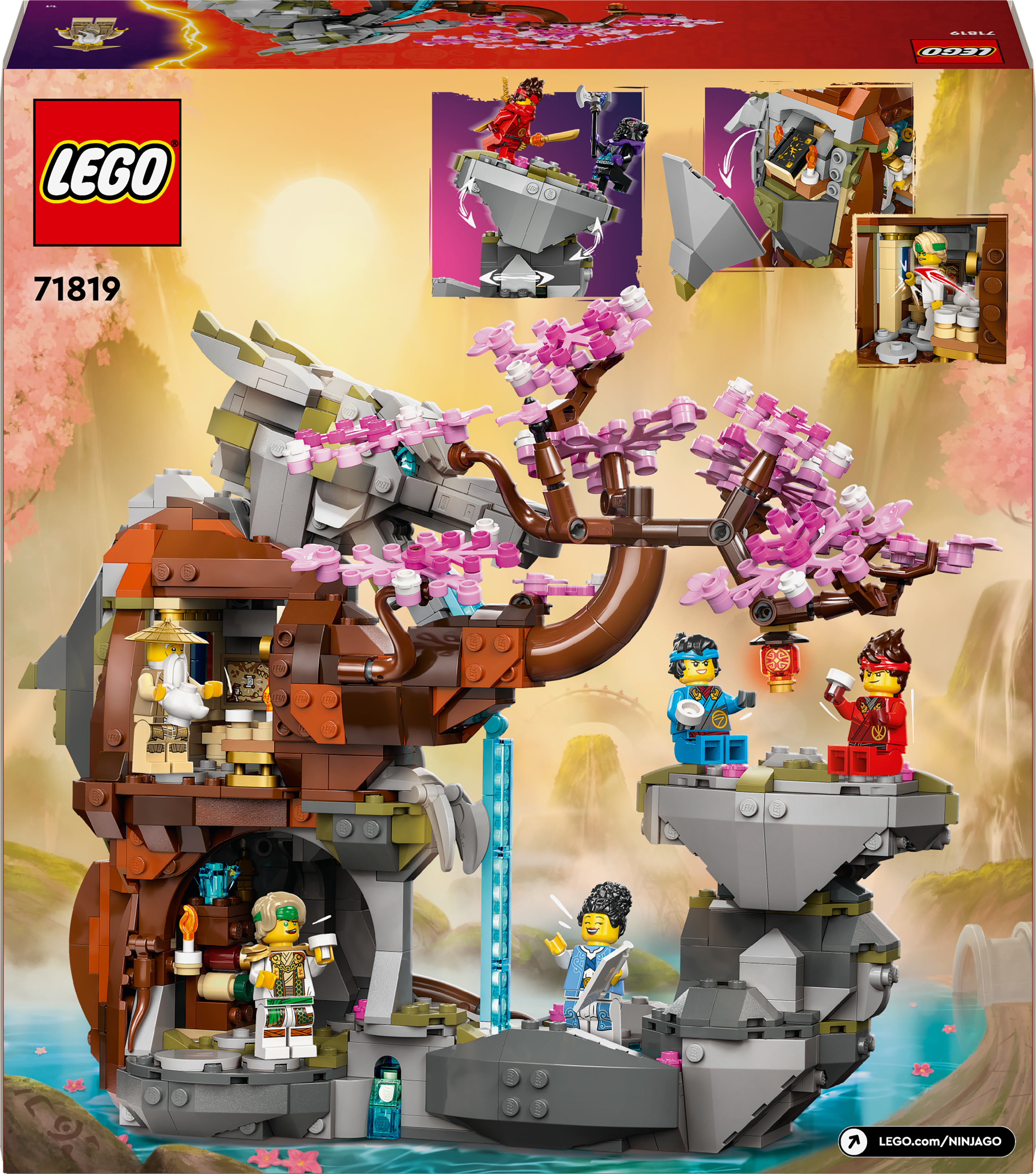 LEGO Ninjago 71819  - Lohikäärmeen kivipyhättö