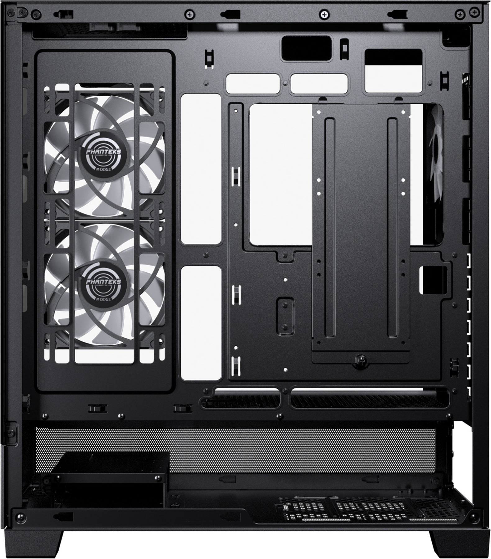 Phanteks XT View Mid Tower -ATX-kotelo ikkunalla, musta