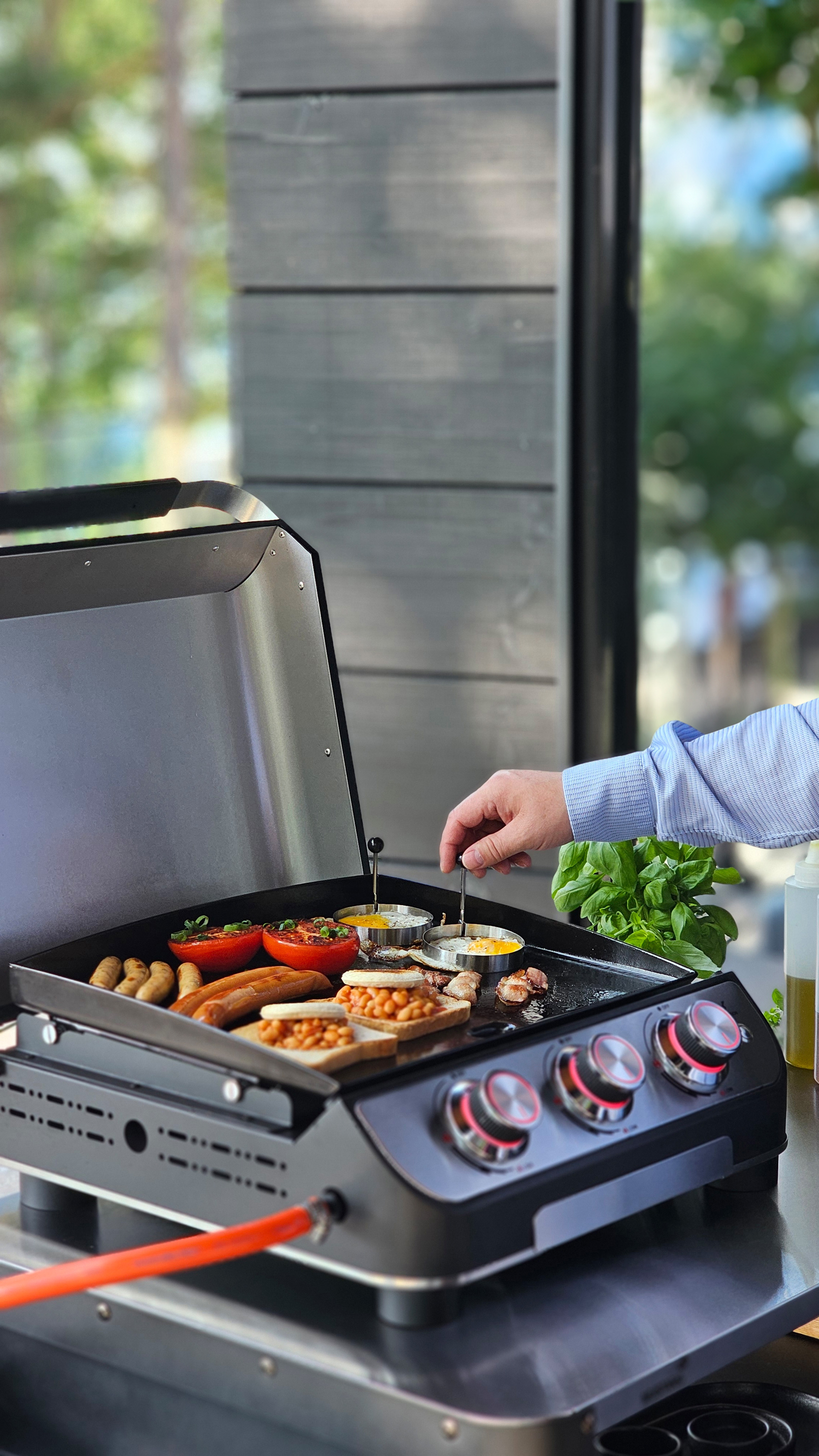Mustang plancha-grillausvälinesarja, 7 kpl
