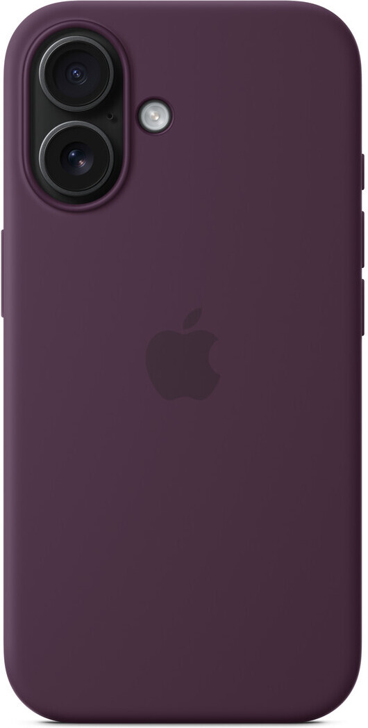 Apple iPhone 16 silikonikuori MagSafella, luumu