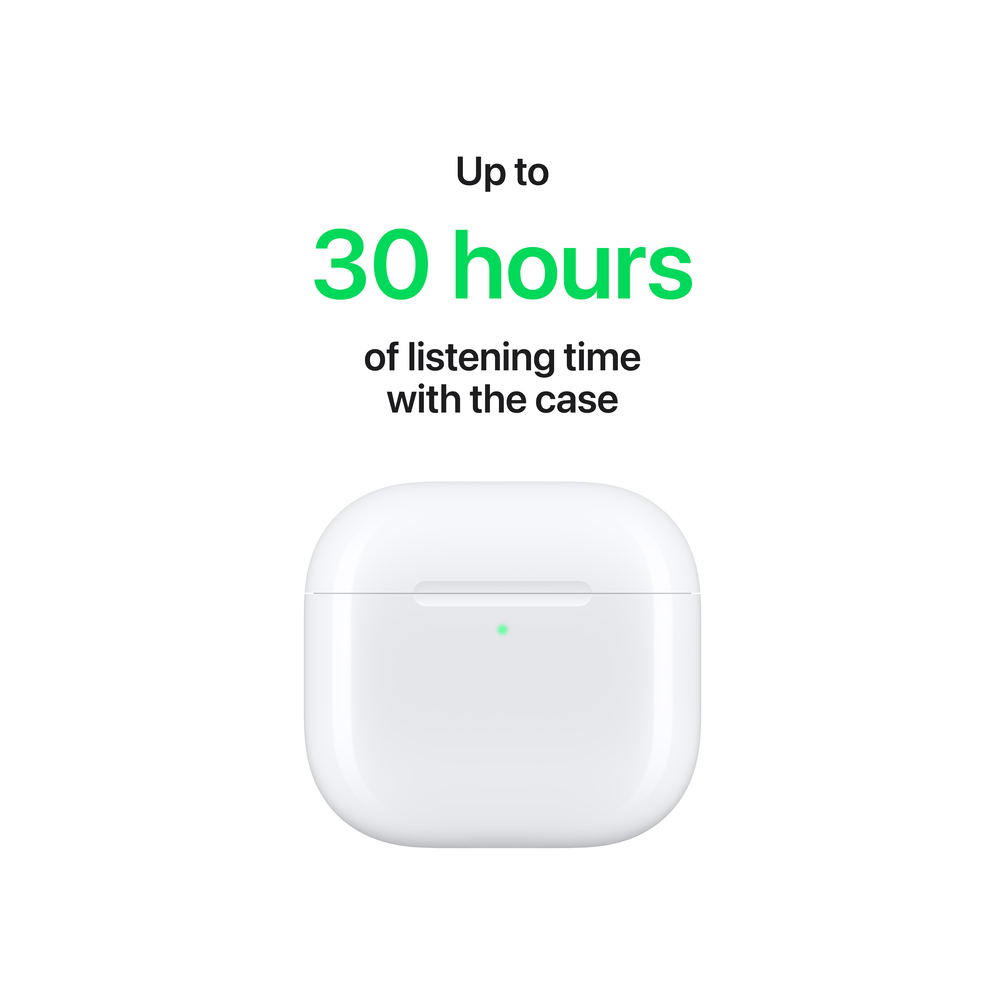 Apple AirPods 4 -nappikuulokkeet (MXP63)