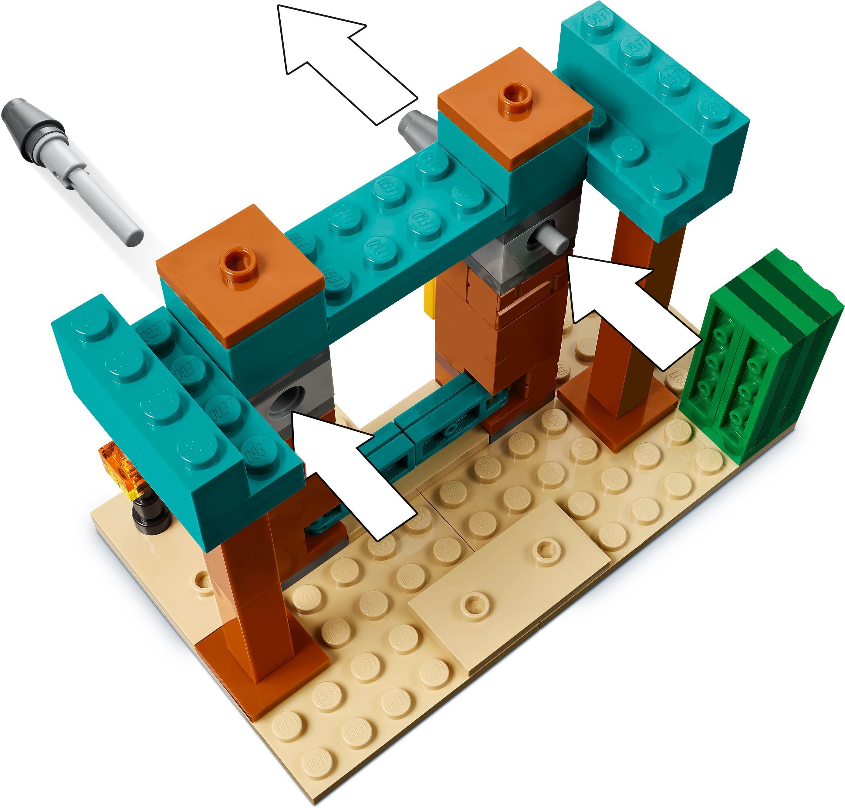 LEGO Minecraft 21267 – Pahalaisten aavikkopartio