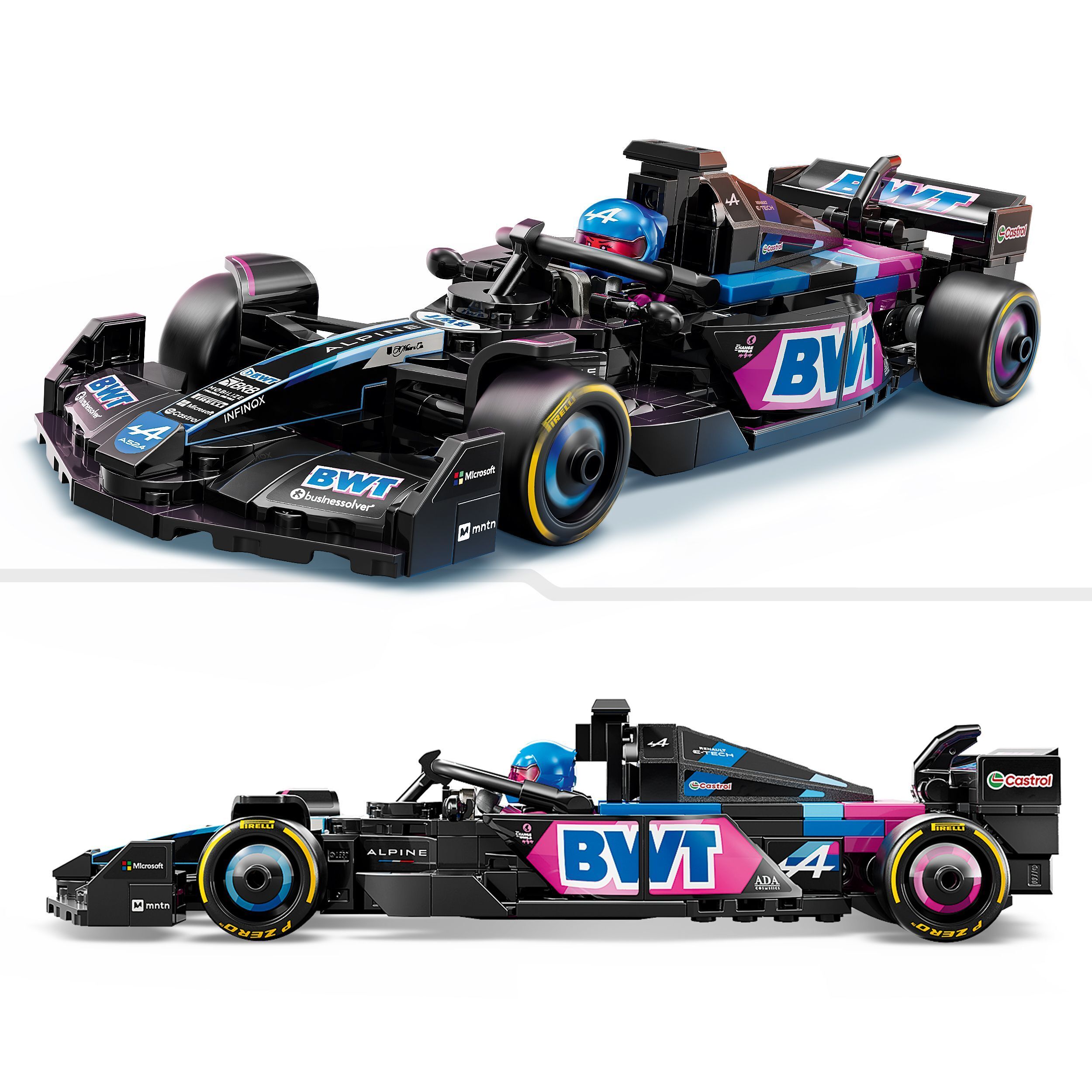 LEGO Speed Champions 77248 – BWT Alpine F1® Team A524 ‑kilpa-auto