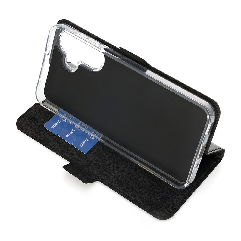 Wave Book Case suojakotelo, Samsung Galaxy S25 FE 5G, smoky sangria