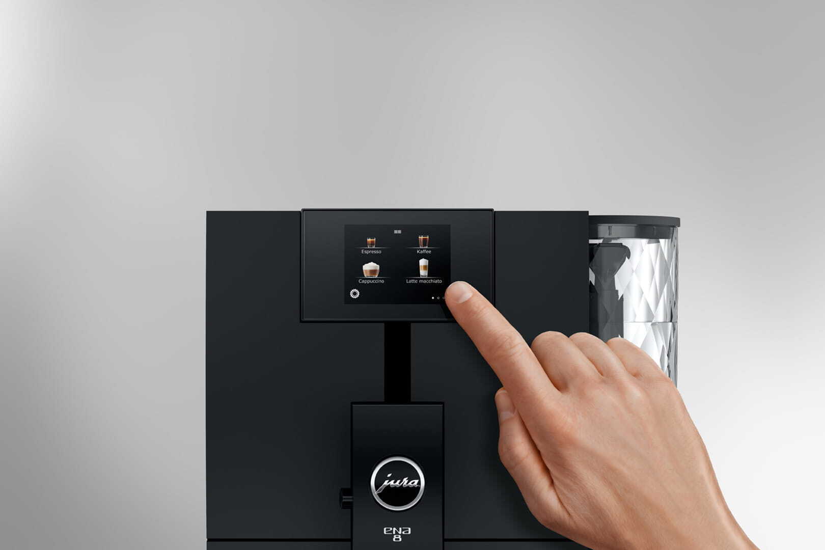 Jura ENA 8 Metropolitan Black -kahviautomaatti, musta