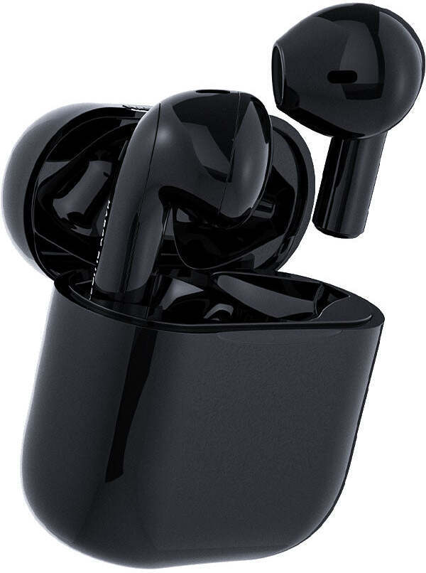 Happy Plugs Joy -nappikuulokkeet, musta