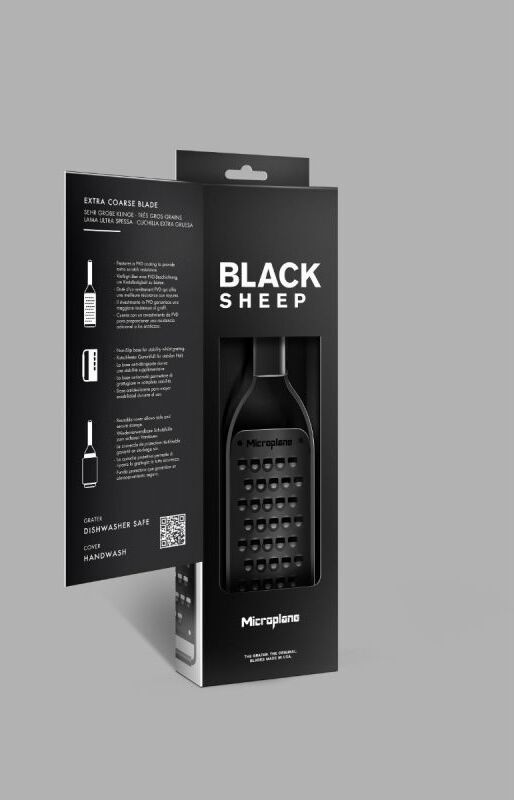 Microplane Black Sheep Fine raastin, hieno