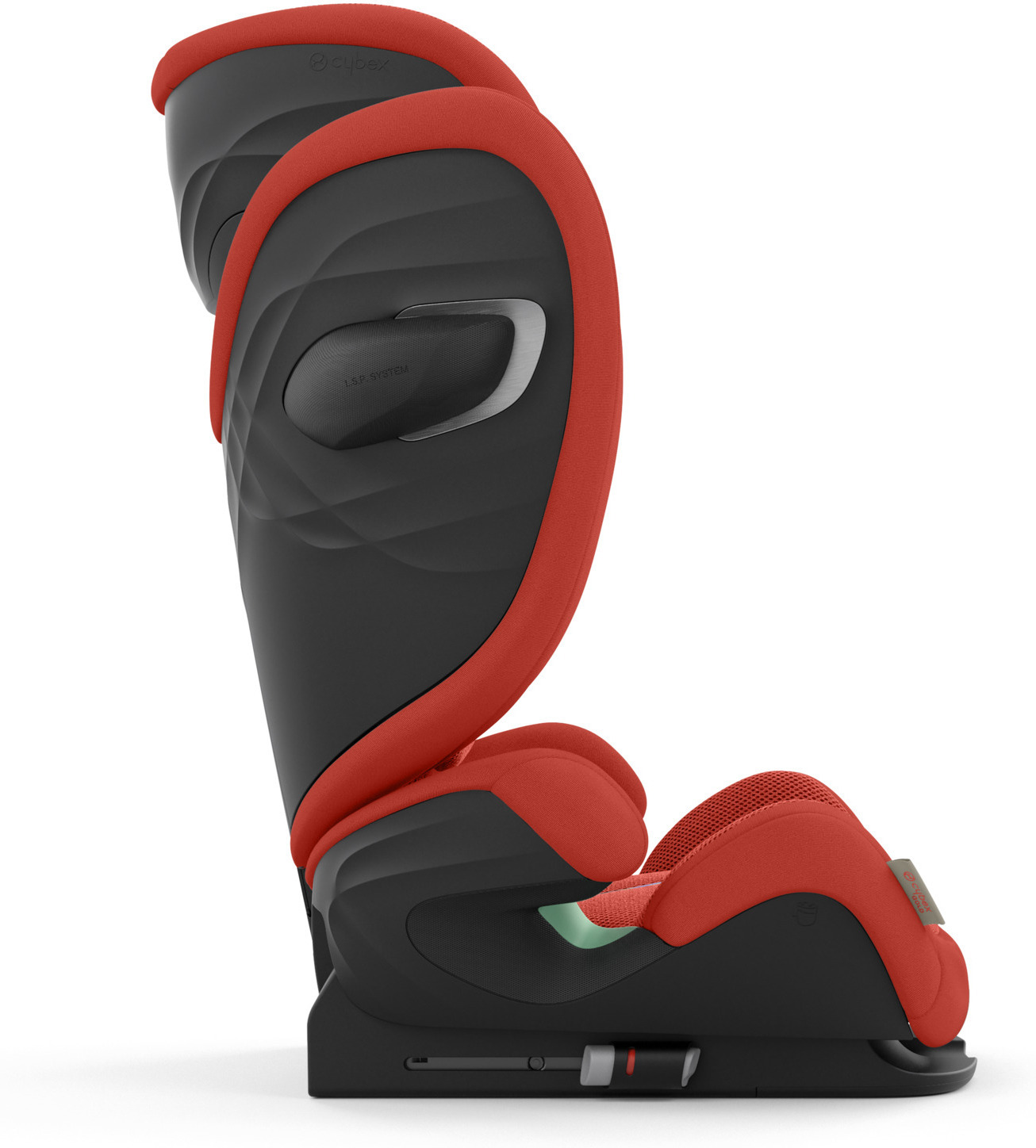 CYBEX Solution G i-Fix Plus -turvavyöistuin, 100 - 150 cm, Hibiscus Red