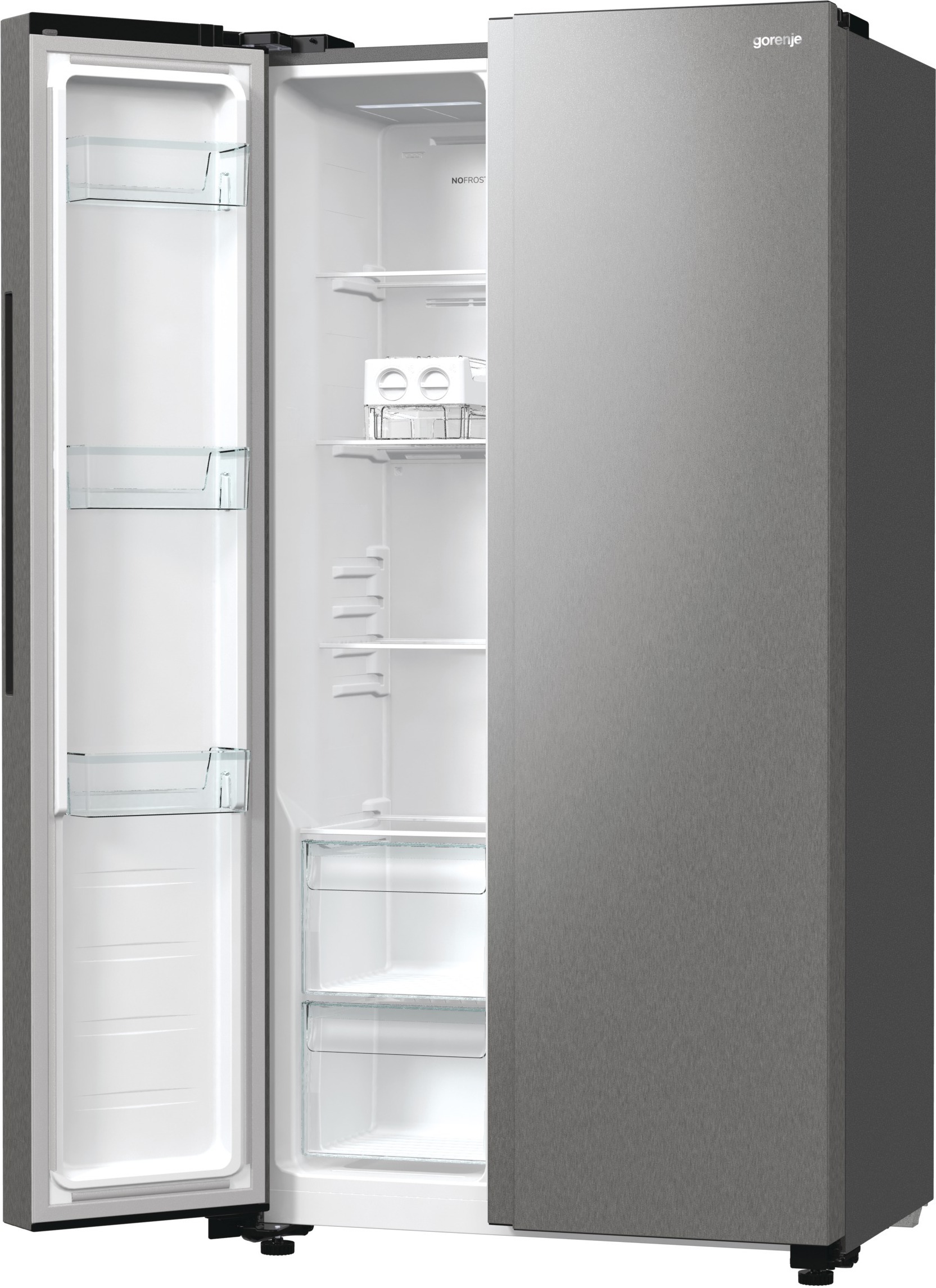 Gorenje NRR9185EAXL Side By Side, teräs