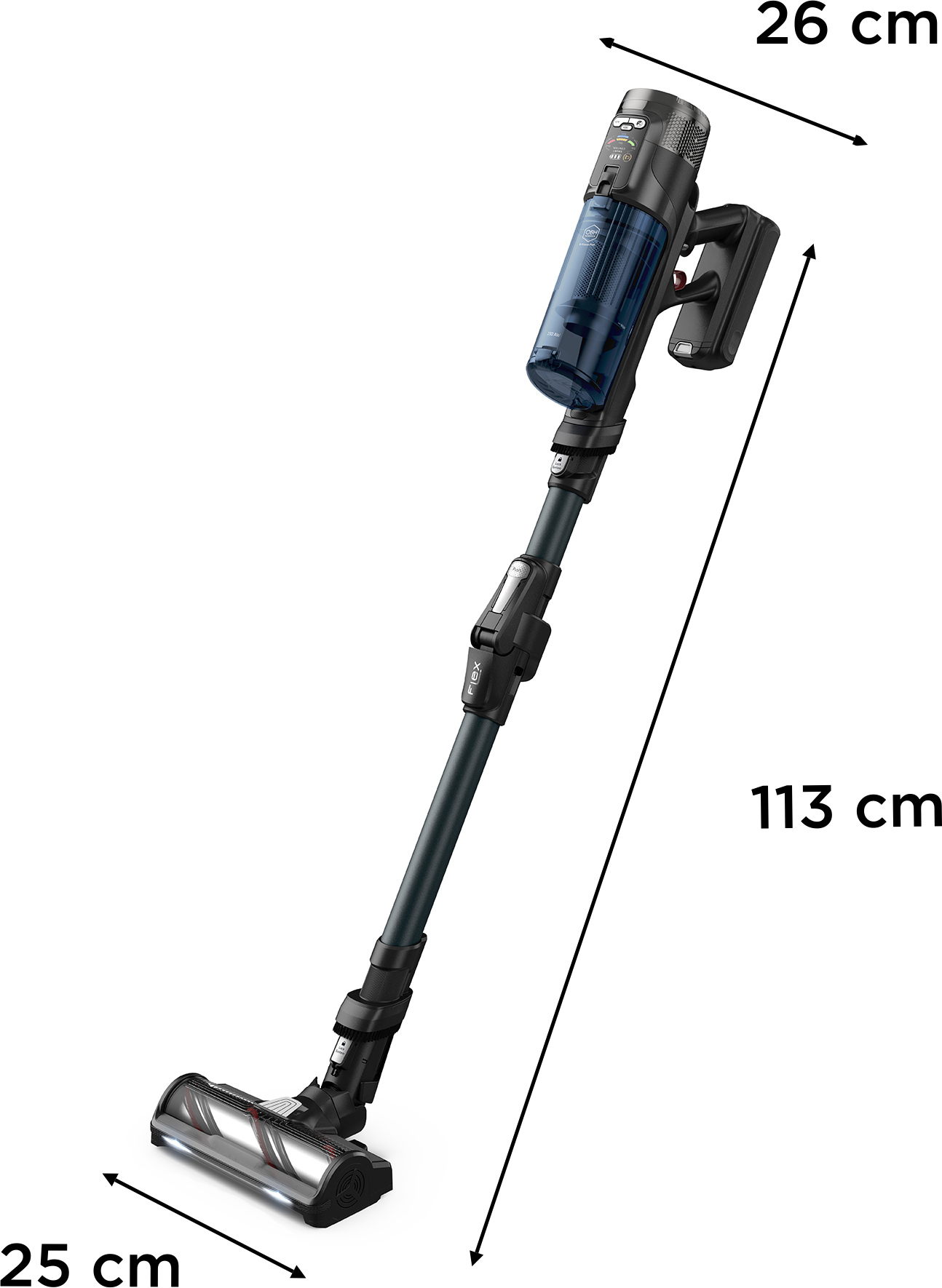 OBH Nordica X-Force Flex 13.60 Animal -varsi-imuri, musta/sininen