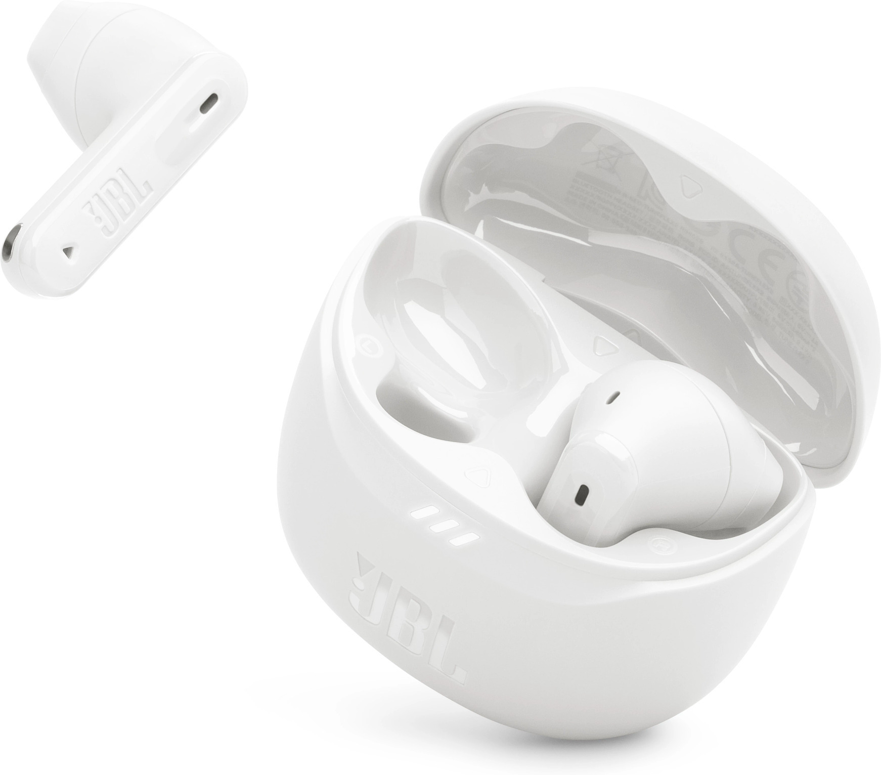 JBL Tune Flex 2 nappikuulokkeet aktiivisella melunvaimennuksella, valkoinen