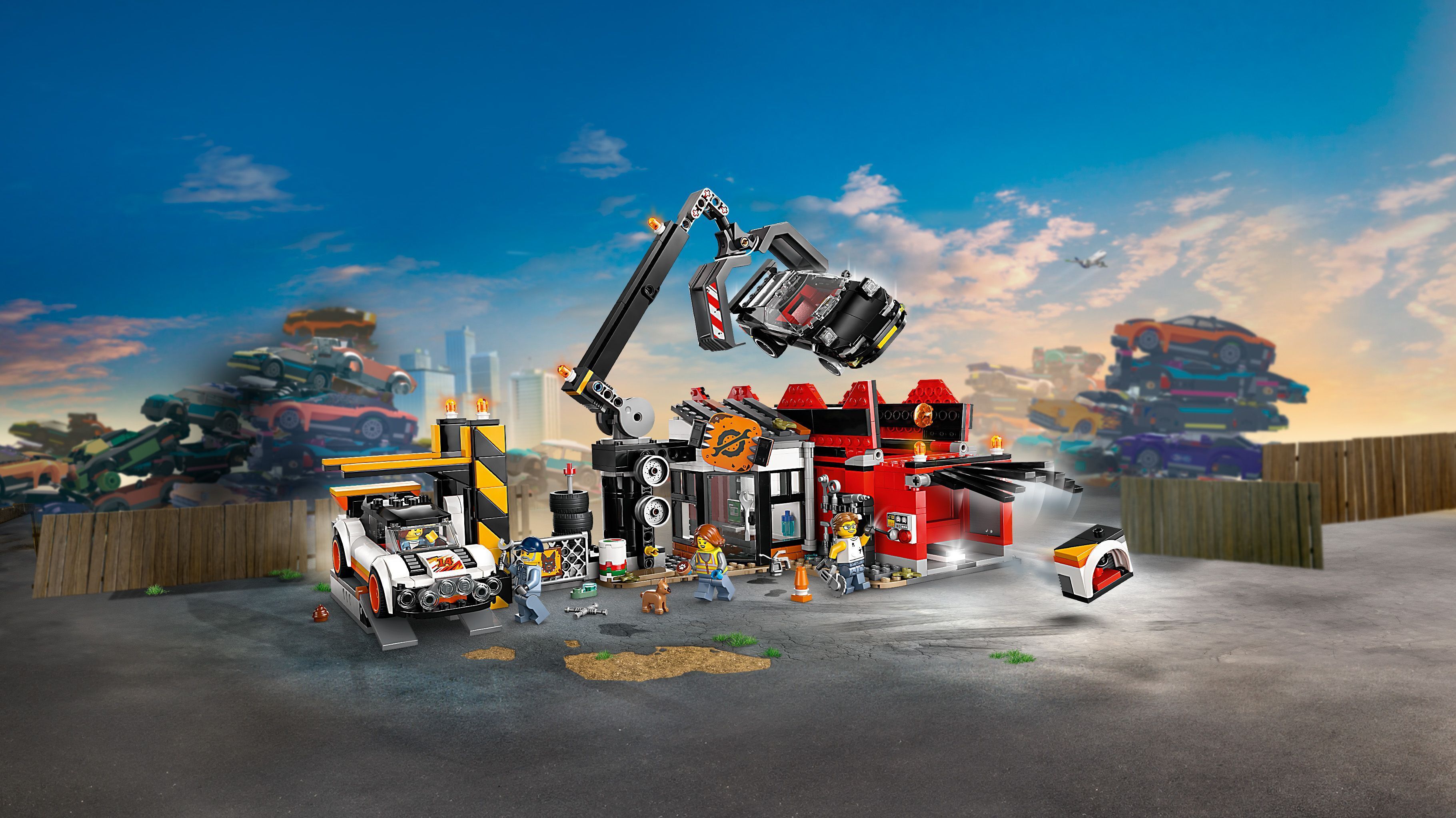 LEGO My City 60472 – Autopurkamo ja autoja