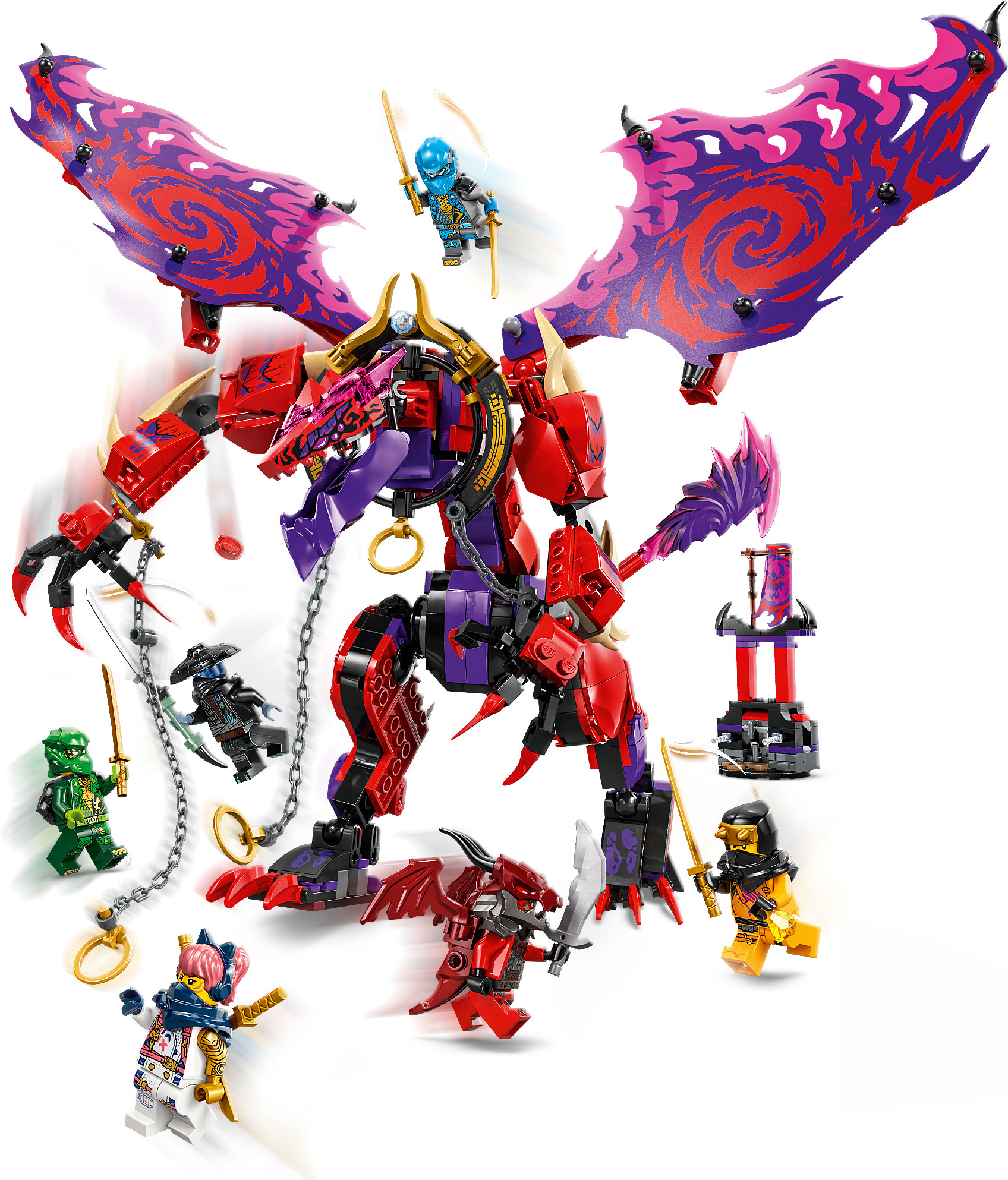 LEGO NINJAGO 71832 – Kaaoslohikäärme Thunderfang