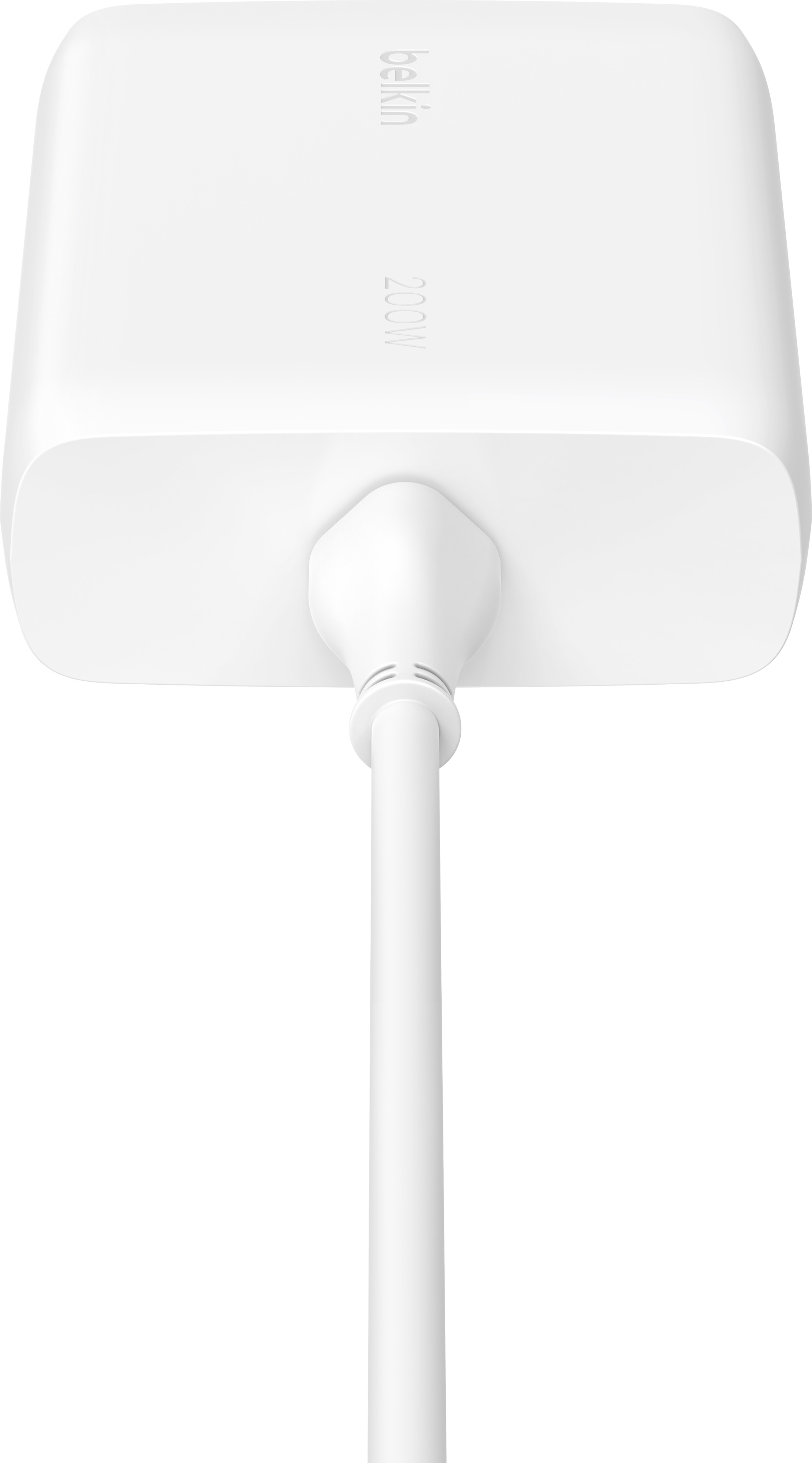 Belkin BoostCharge Pro 4-Port USB-C GaN 200 W -verkkovirtalaturi, valkoinen