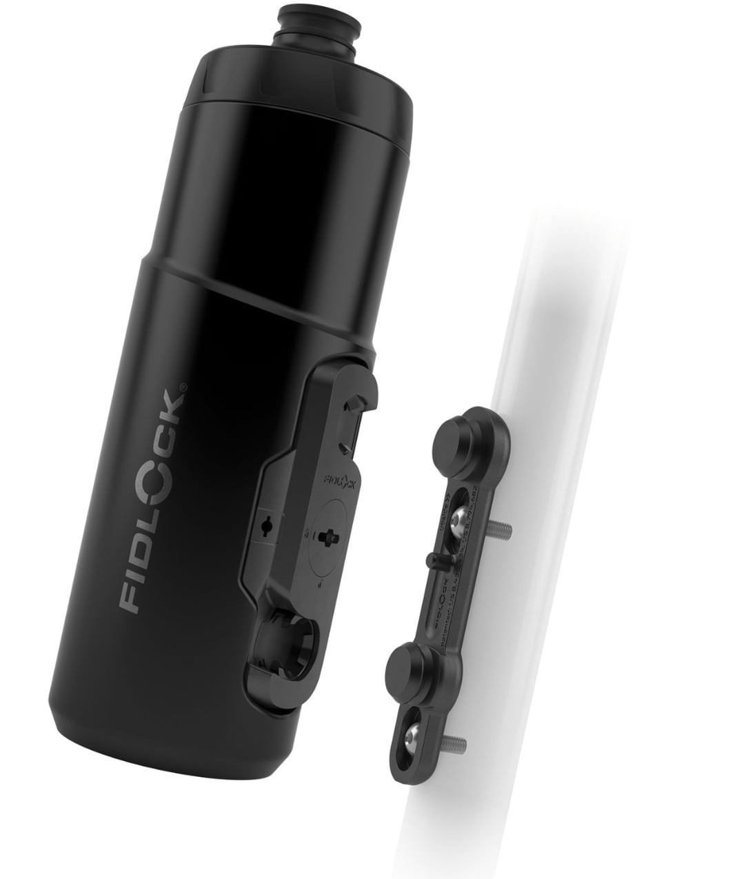 Tootefoto - Fidlock Twist Bottle 600 joomapudel ja alus, must (09669-P01032(BLK))