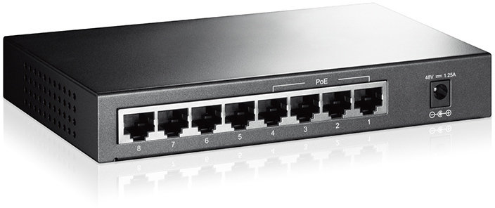 TP-LINK TL-SF1008P -8-porttinen kytkin