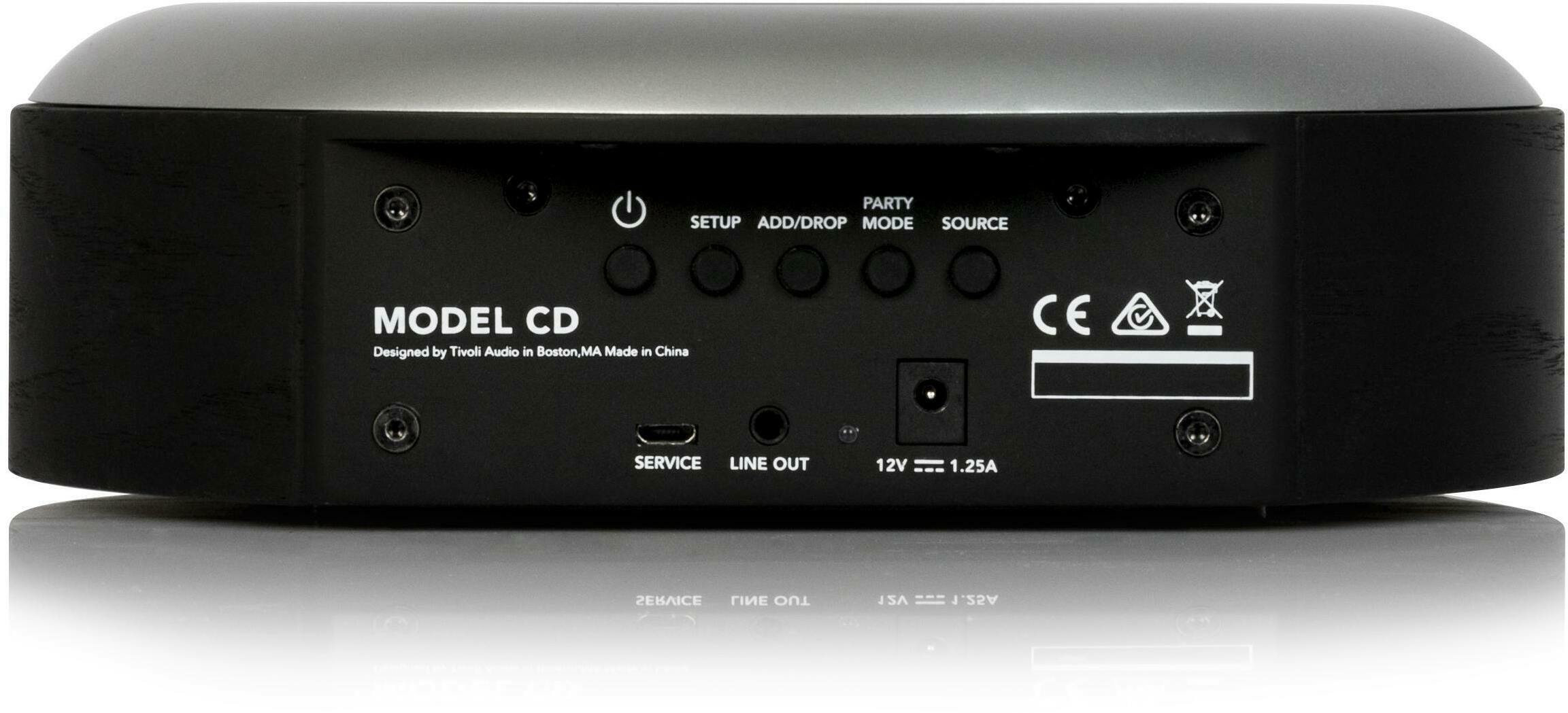 Tivoli Audio Model CD -verkko-CD-soitin, musta