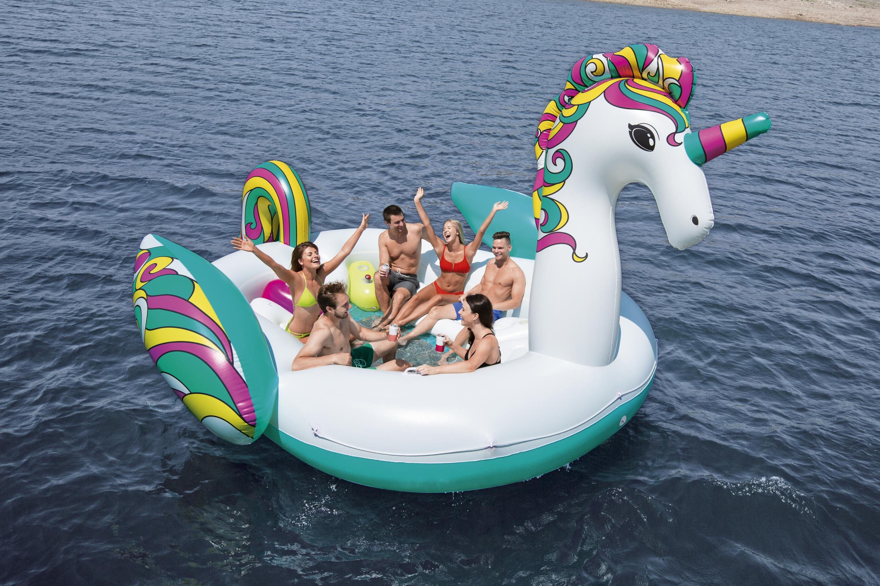 Unicorn island float