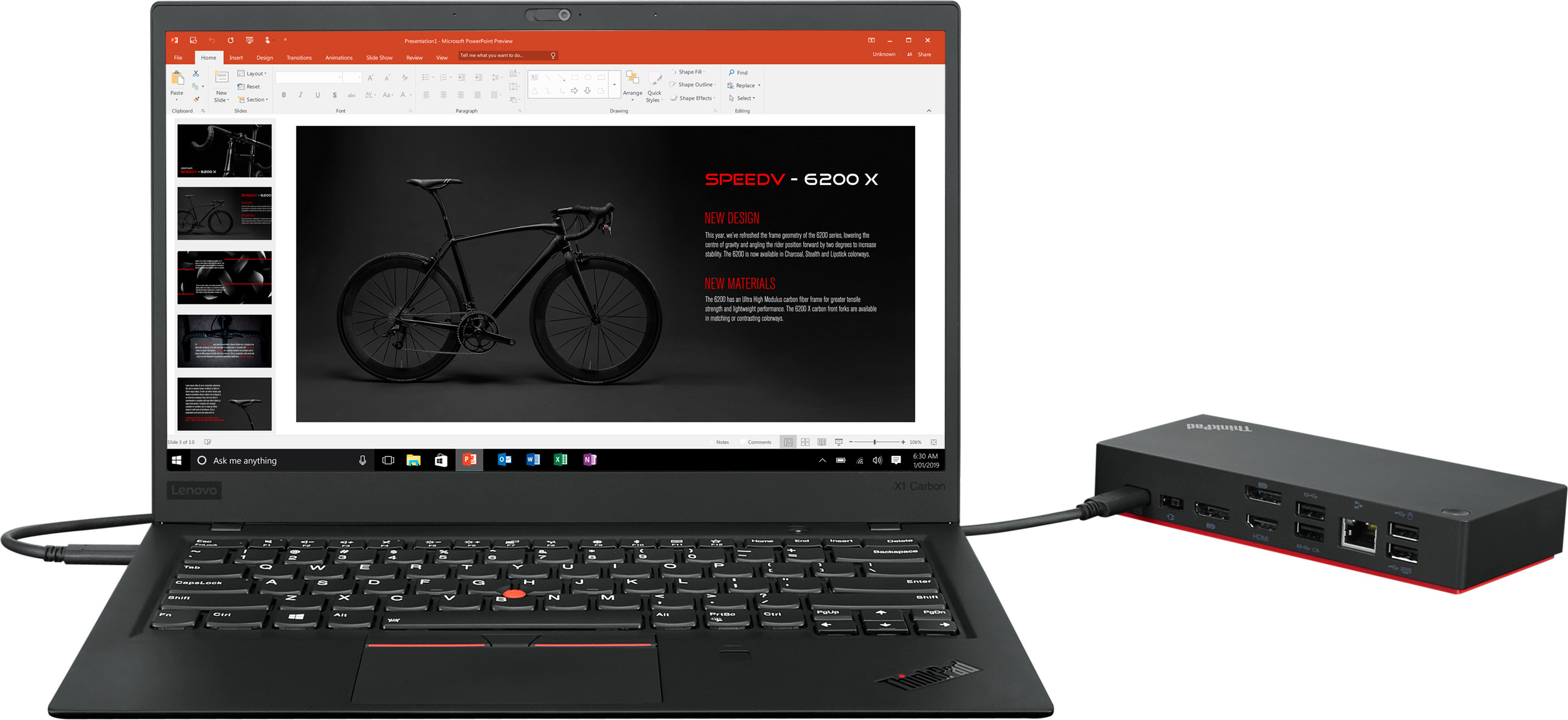 Lenovo ThinkPad Universal USB-C Dock -telakointiasema